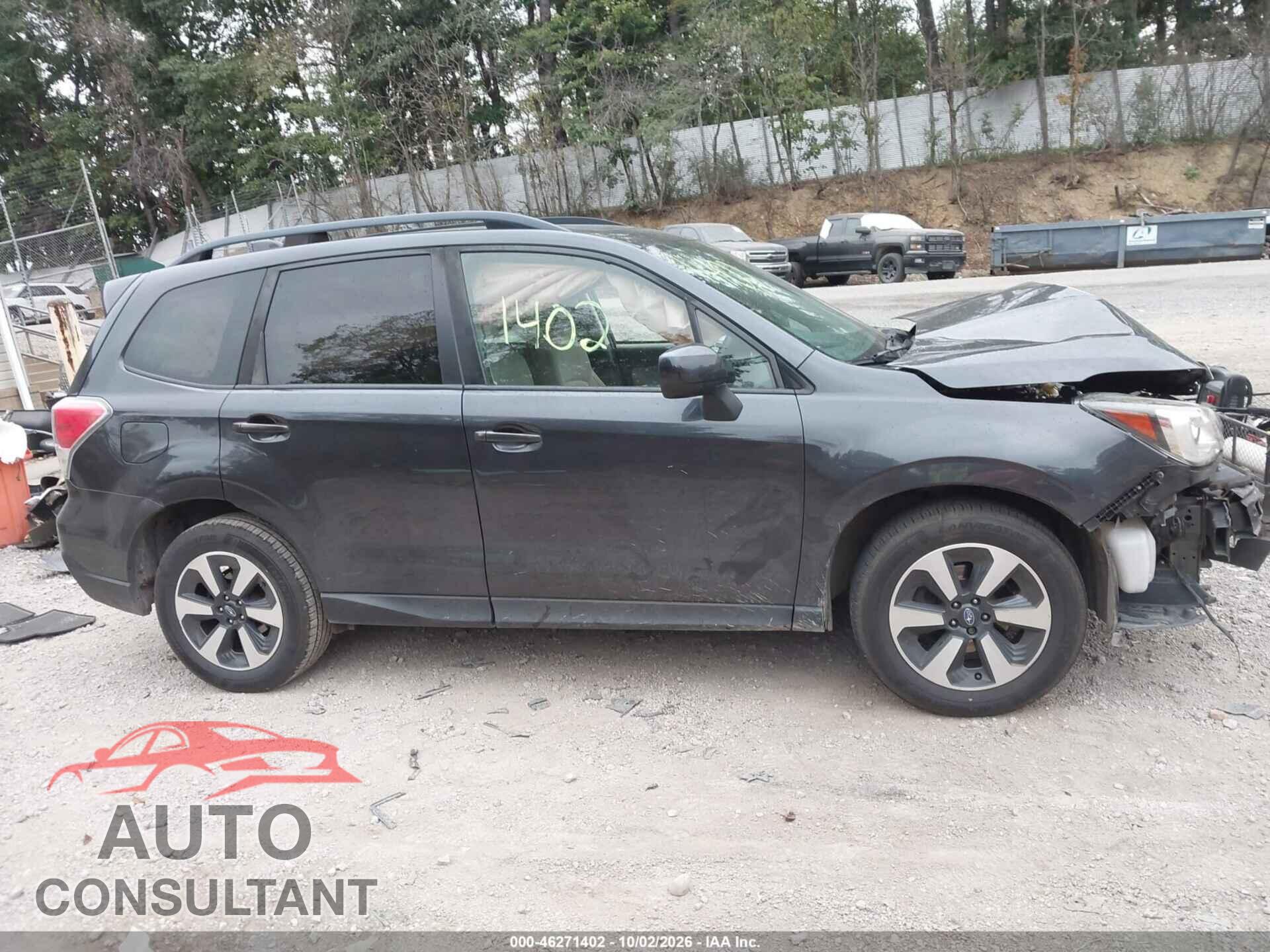 SUBARU FORESTER 2017 - JF2SJAGC0HH437913