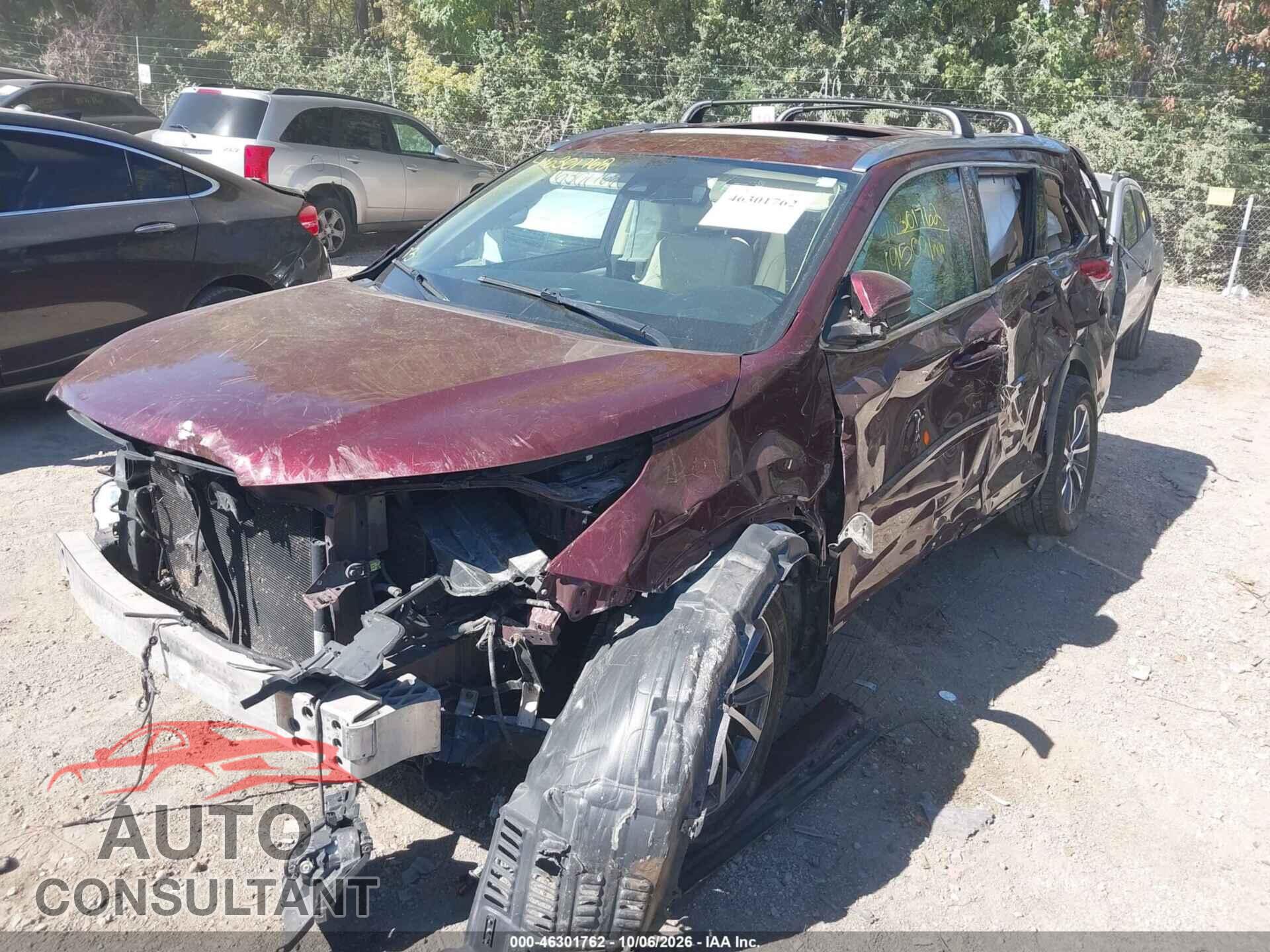 TOYOTA HIGHLANDER 2018 - 5TDJZRFH3JS495255