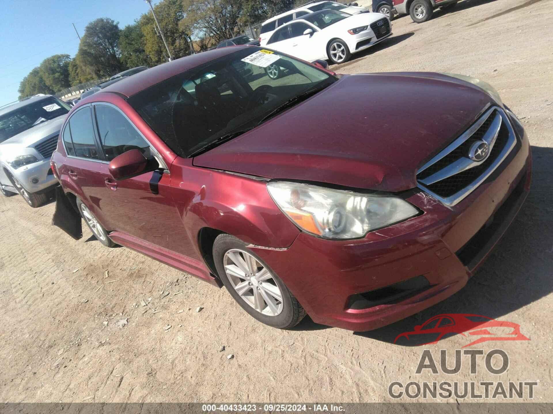 SUBARU LEGACY 2010 - 4S3BMCC61A3242682