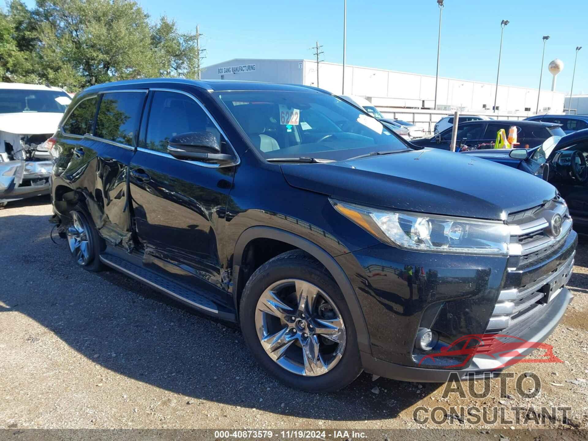TOYOTA HIGHLANDER 2019 - 5TDYZRFHXKS333607