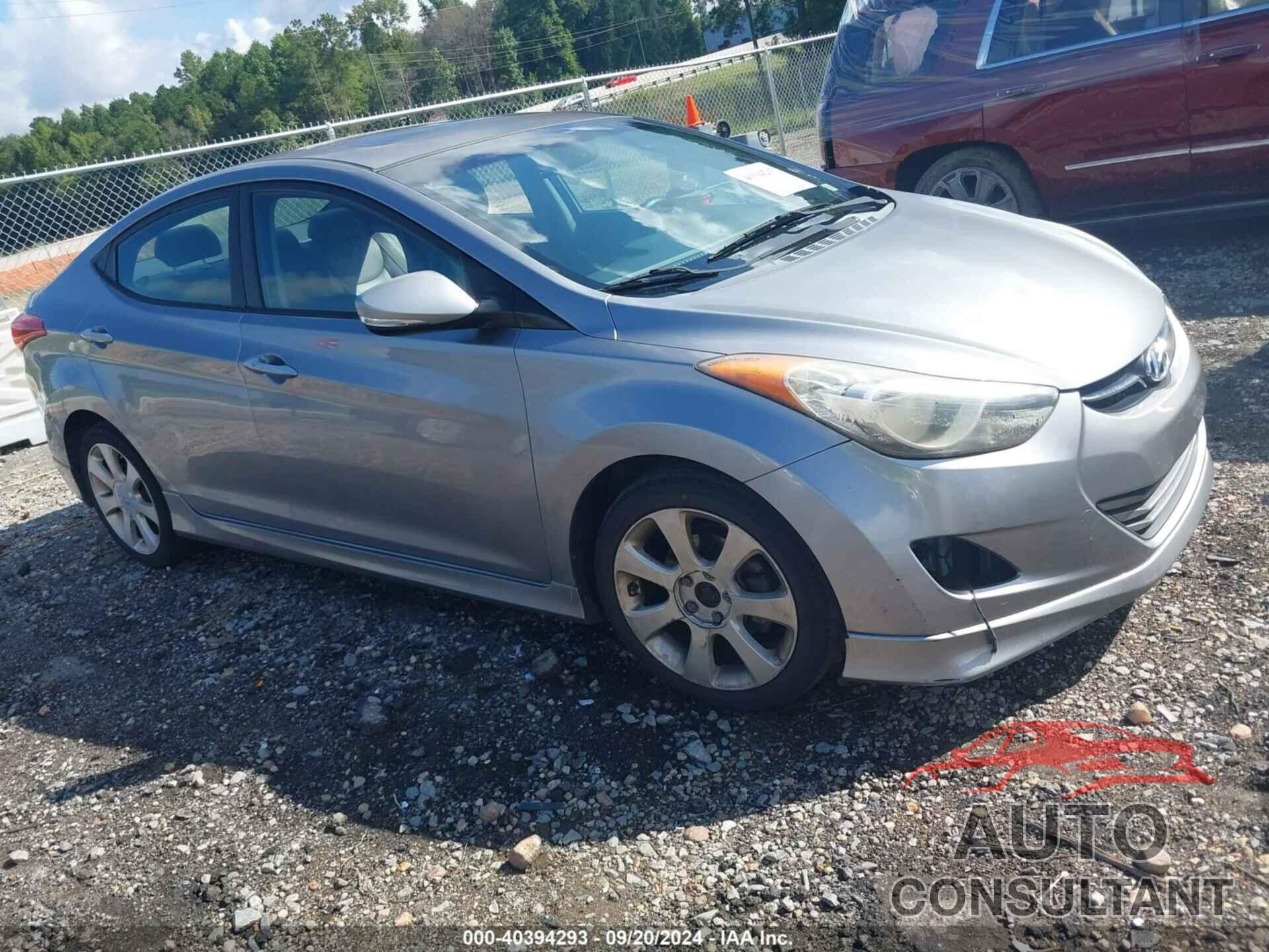 HYUNDAI ELANTRA 2013 - KMHDH4AEXDU704406