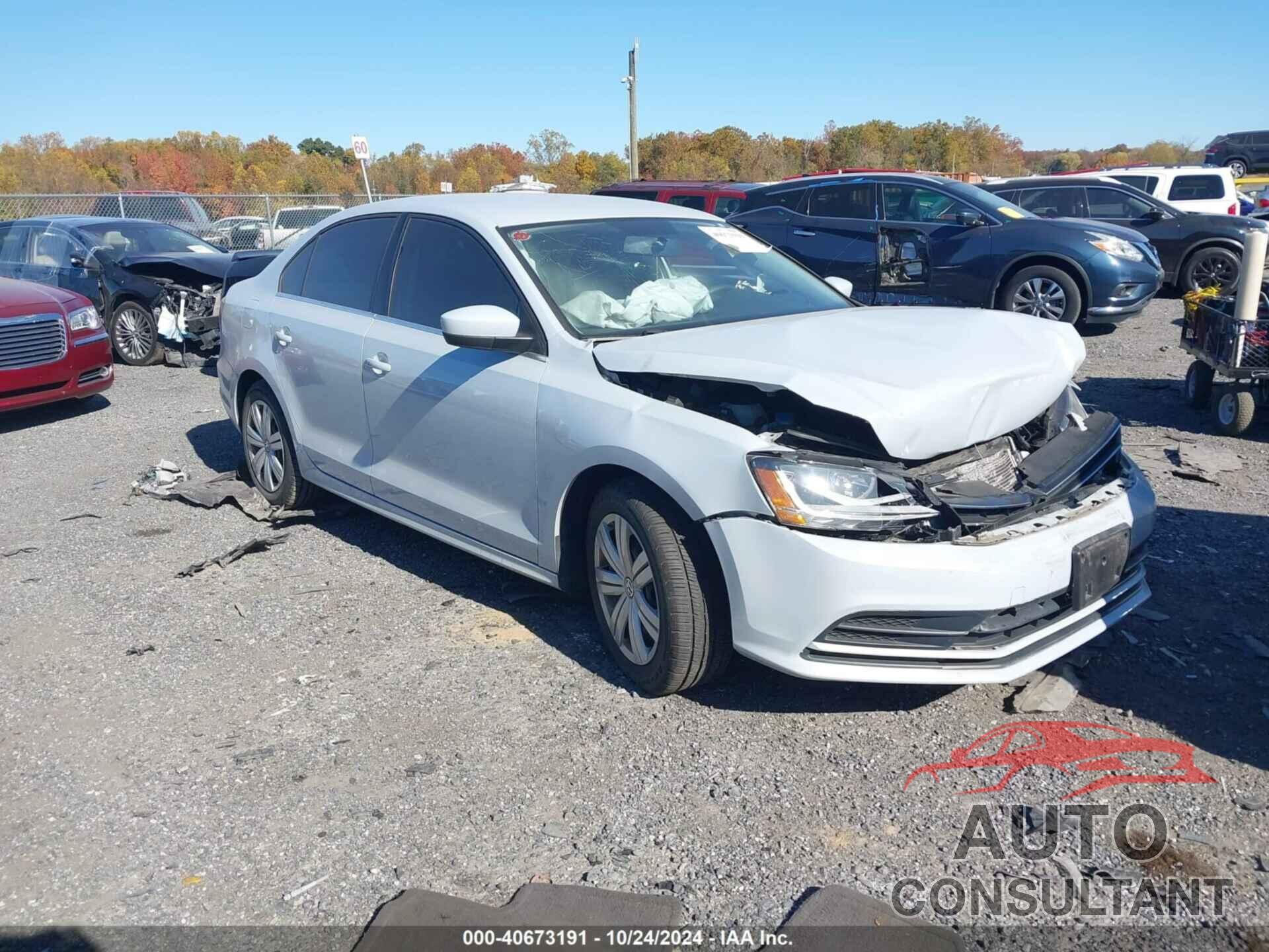 VOLKSWAGEN JETTA 2017 - 3VW2B7AJ4HM343354