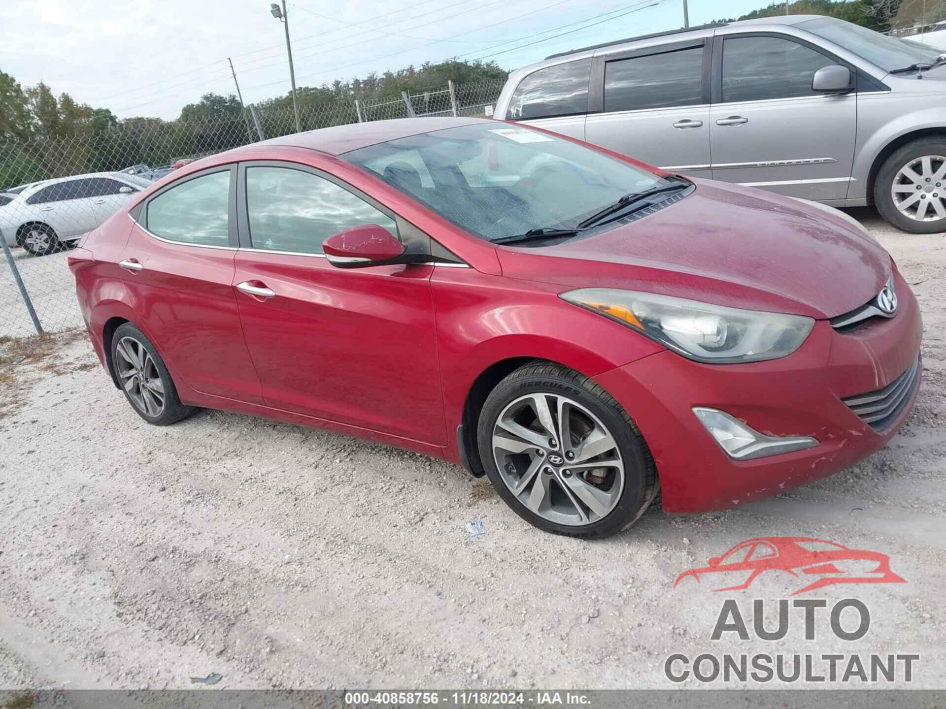 HYUNDAI ELANTRA 2014 - 5NPDH4AE5EH519972