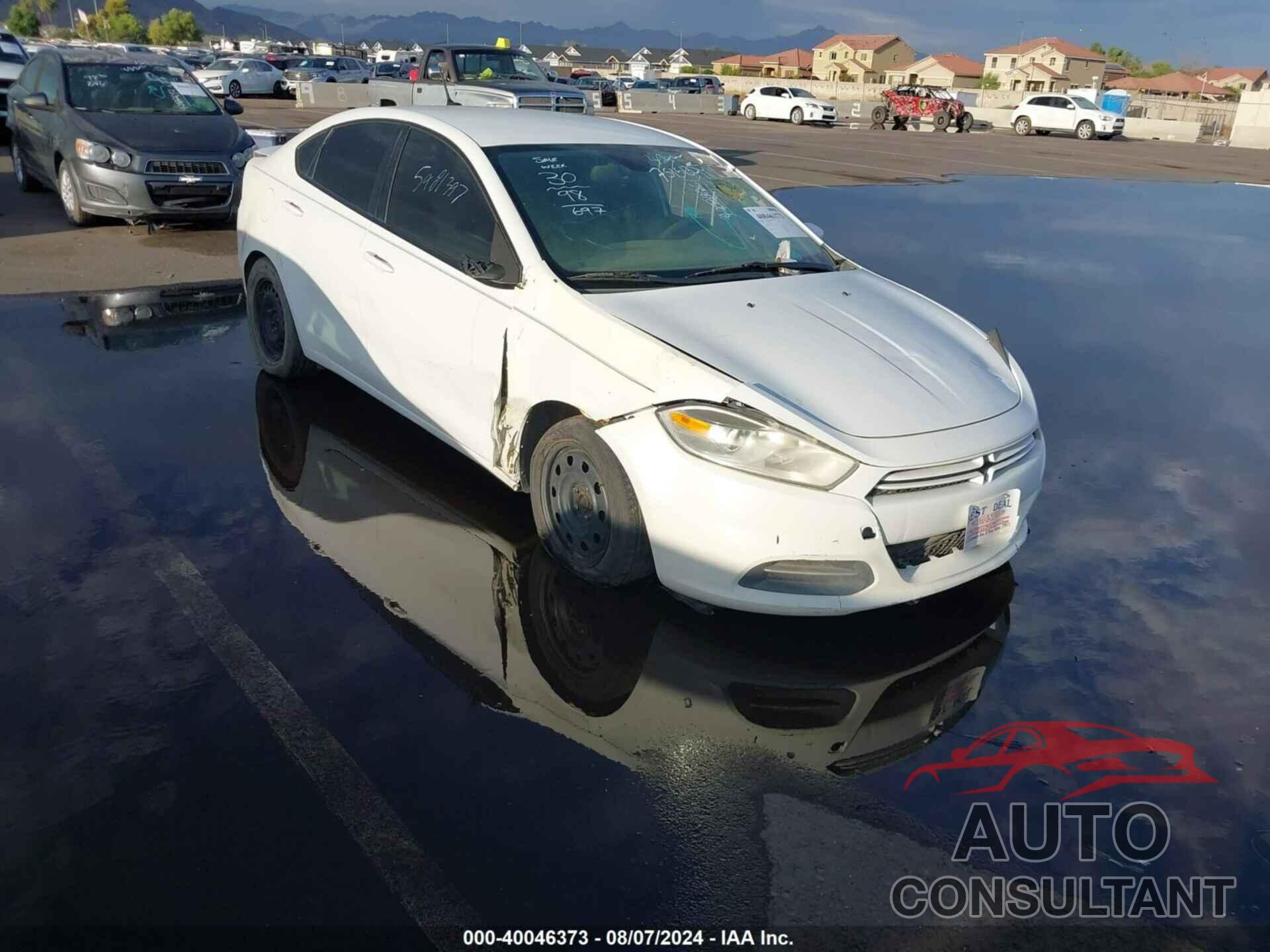 DODGE DART 2016 - 1C3CDFAA0GD539589