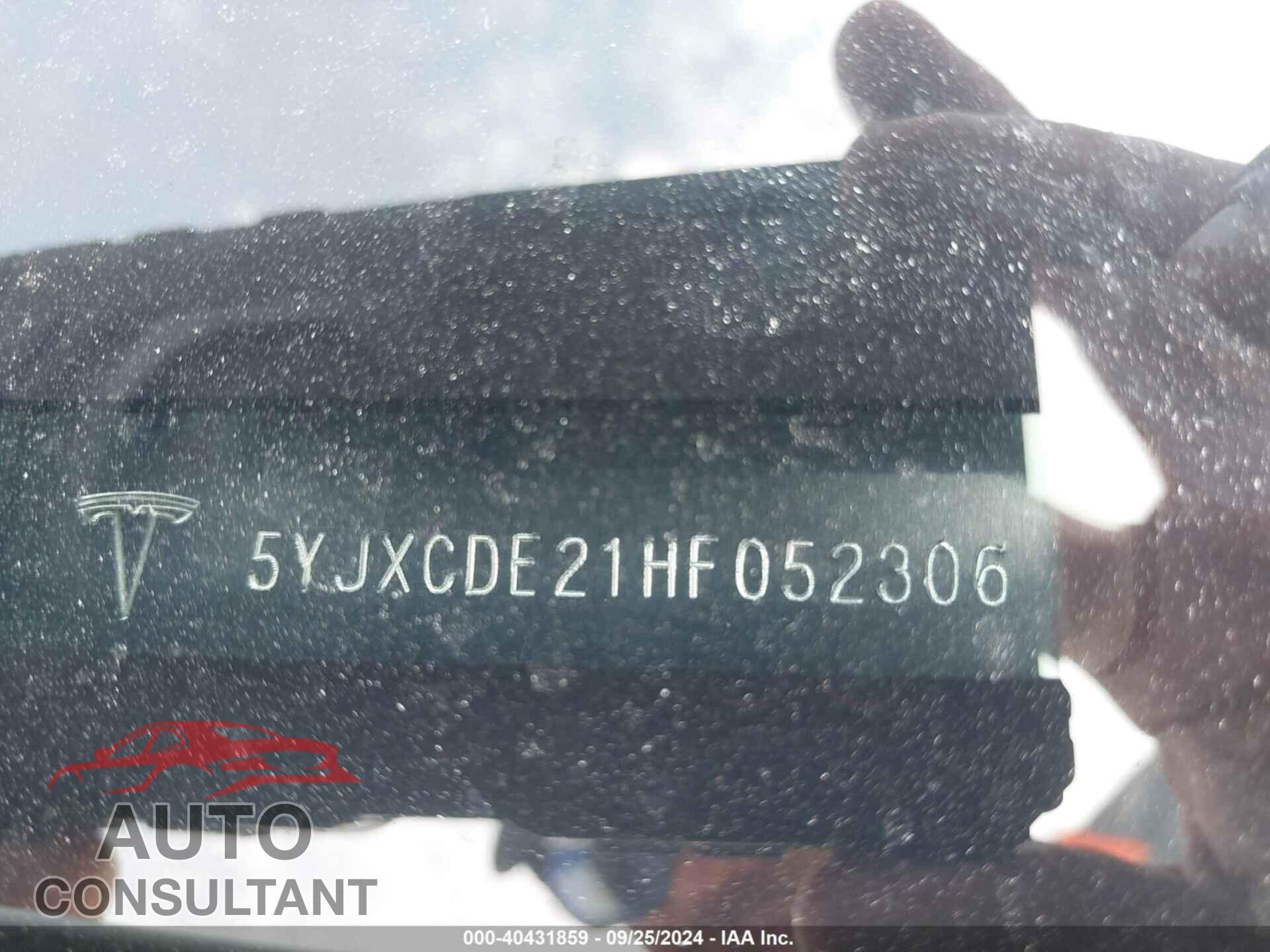 TESLA MODEL X 2017 - 5YJXCDE21HF052306