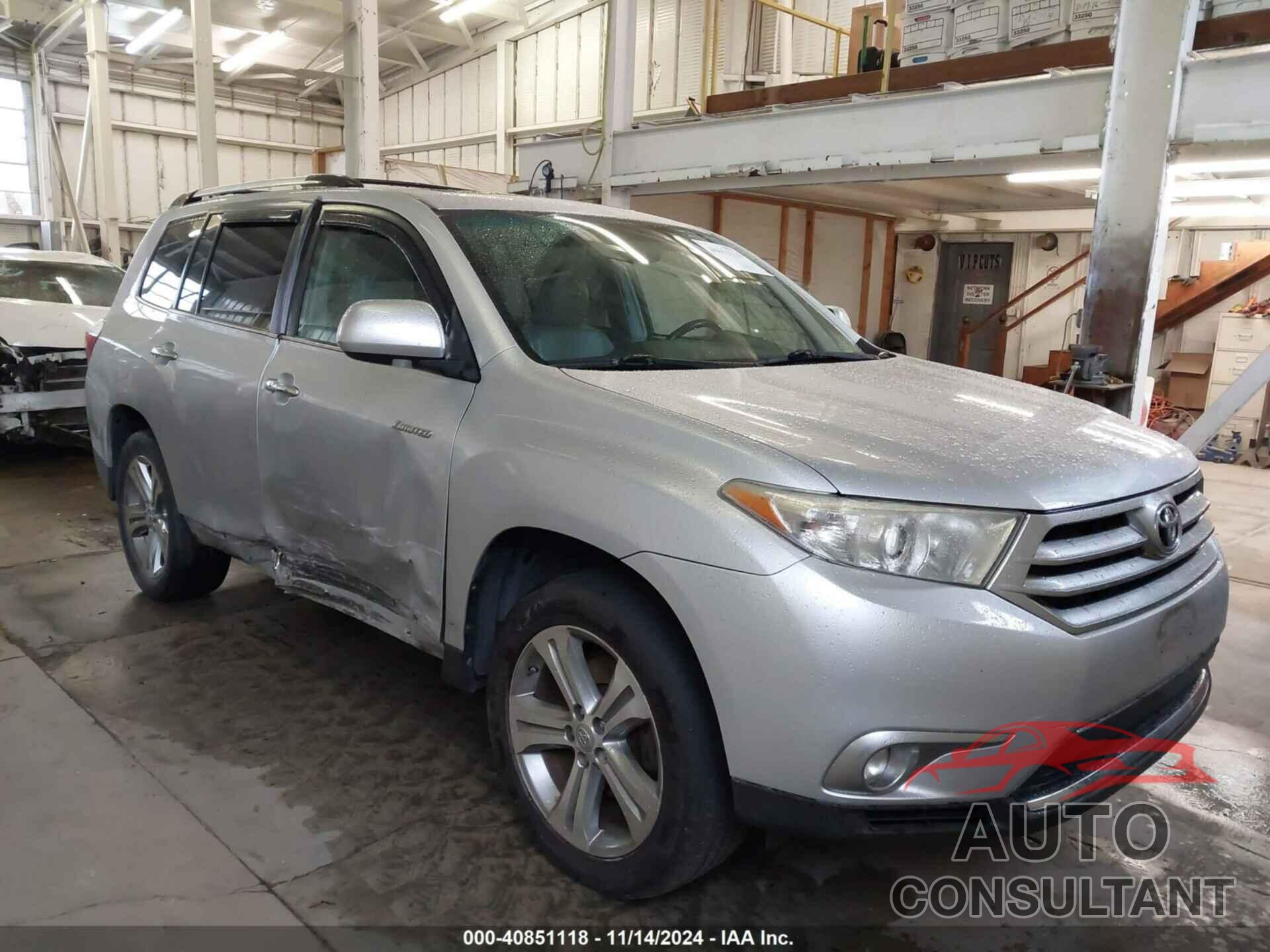 TOYOTA HIGHLANDER 2011 - 5TDDK3EH1BS042639