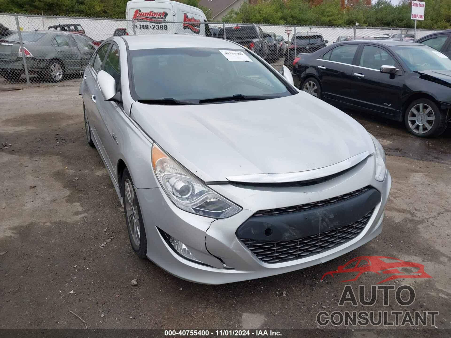 HYUNDAI SONATA HYBRID 2013 - KMHEC4A41DA097954