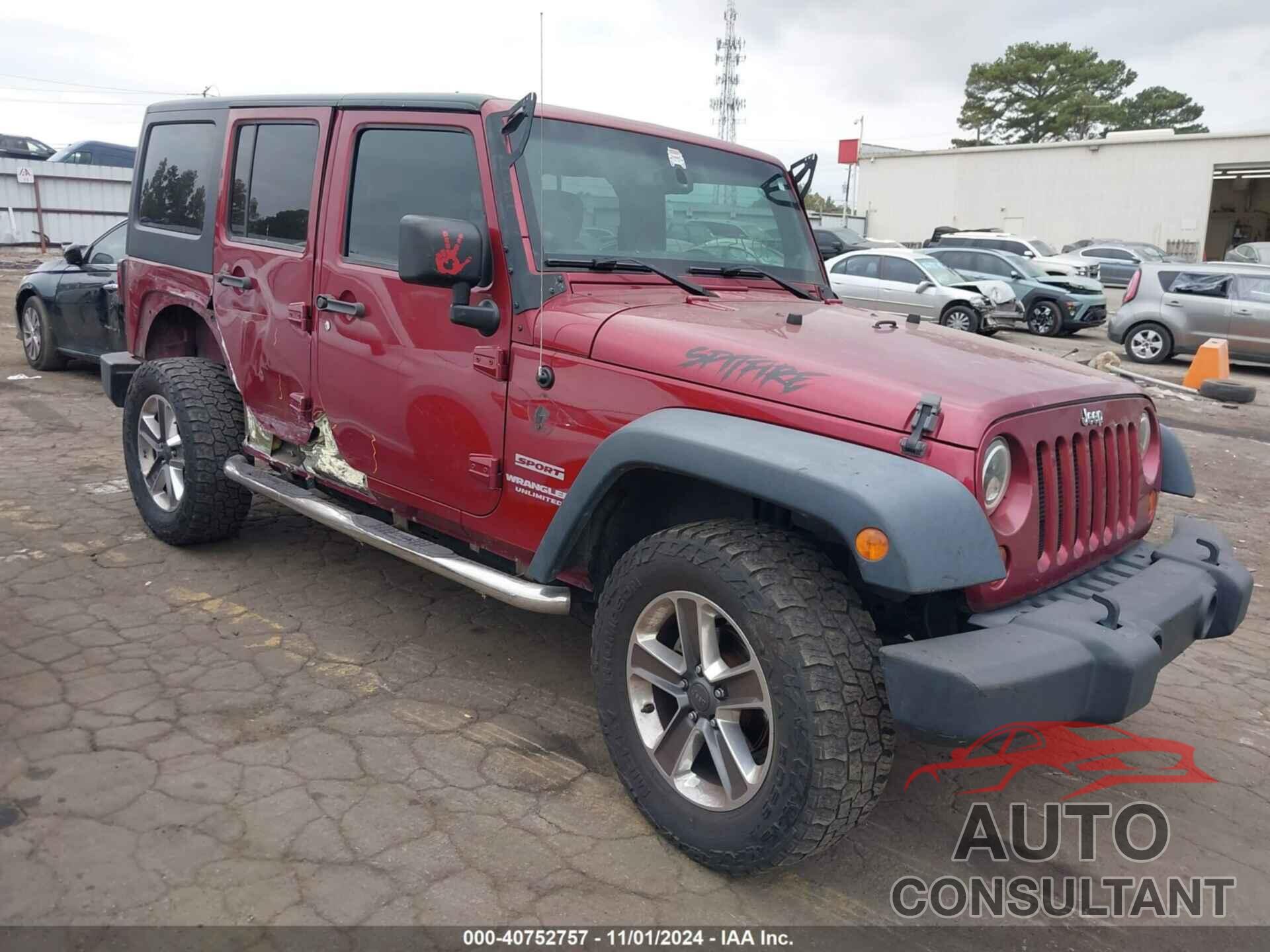 JEEP WRANGLER UNLIMITED 2013 - 1C4BJWDGXDL607026