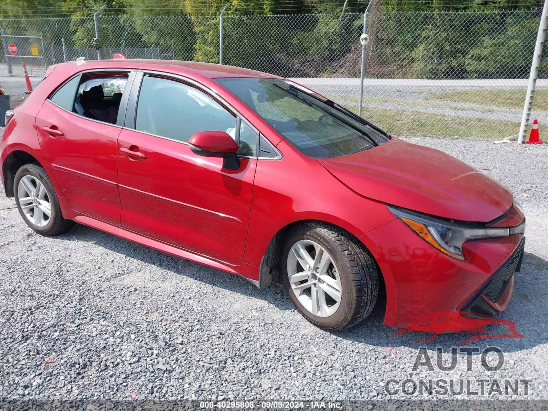 TOYOTA COROLLA 2020 - JTND4RBE3L3098751