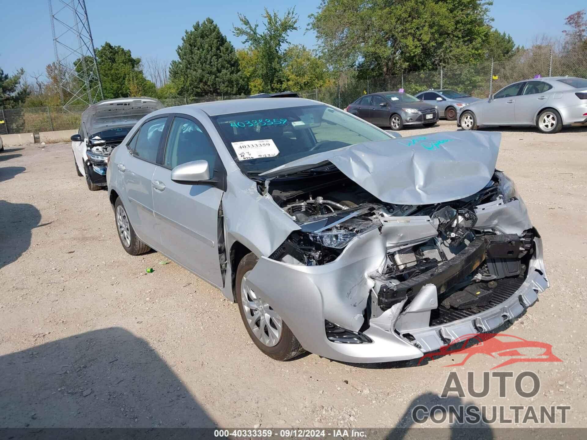 TOYOTA COROLLA 2018 - 2T1BURHE3JC029226