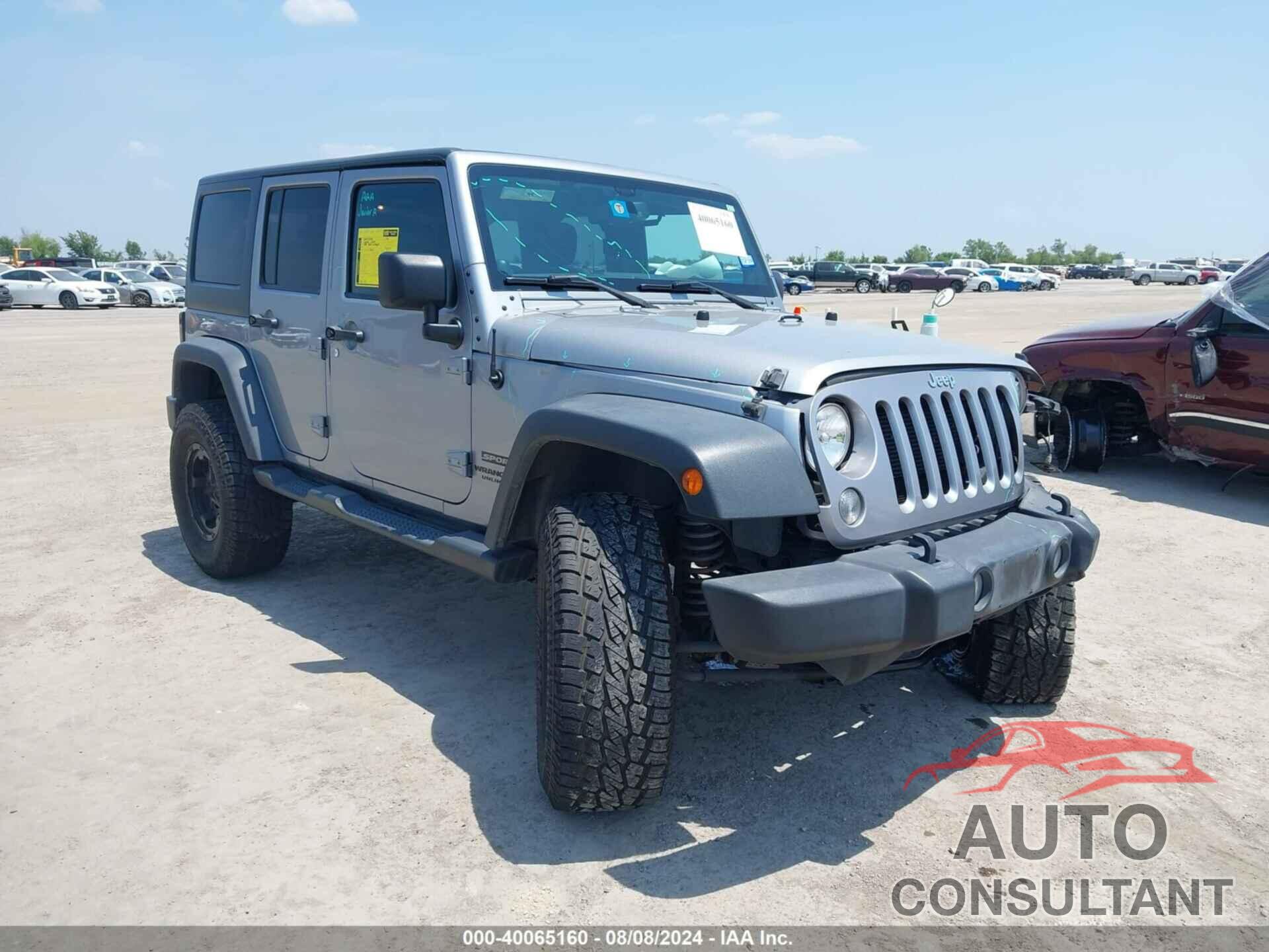 JEEP WRANGLER UNLIMITED 2014 - 1C4BJWDG8EL162836