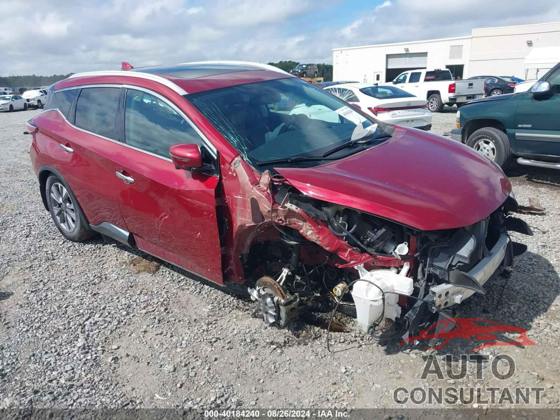 NISSAN MURANO 2018 - 5N1AZ2MG9JN153585