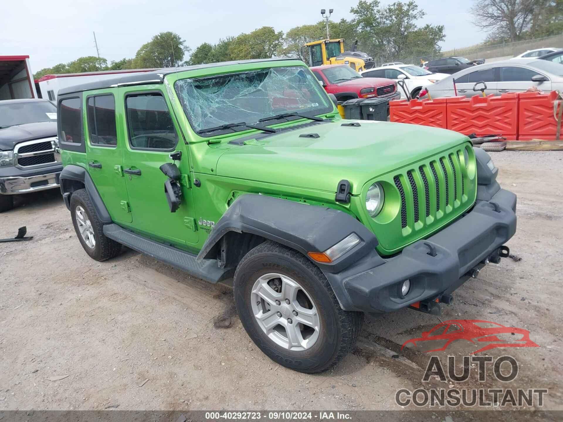 JEEP WRANGLER UNLIMITED 2019 - 1C4HJXDG3KW628702