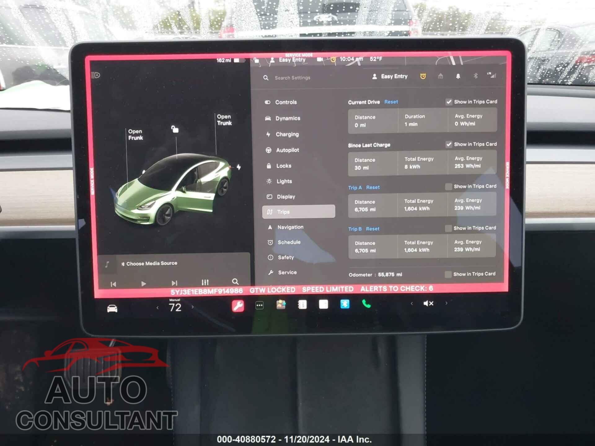 TESLA MODEL 3 2021 - 5YJ3E1EB8MF914986