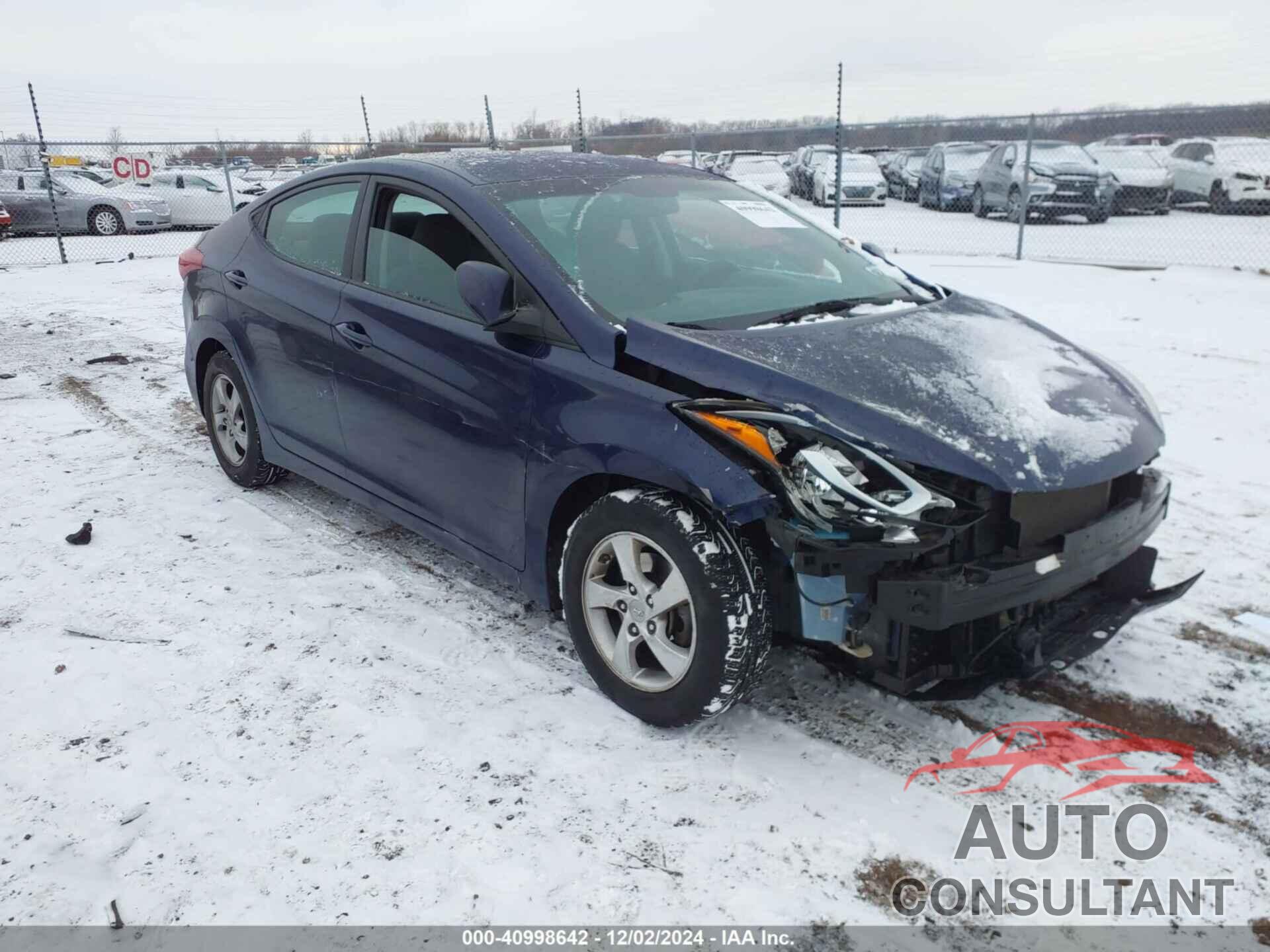 HYUNDAI ELANTRA 2014 - 5NPDH4AEXEH487181