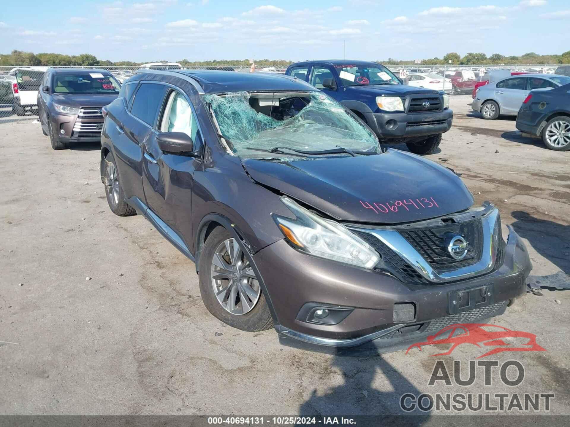 NISSAN MURANO 2015 - 5N1AZ2MH2FN287841