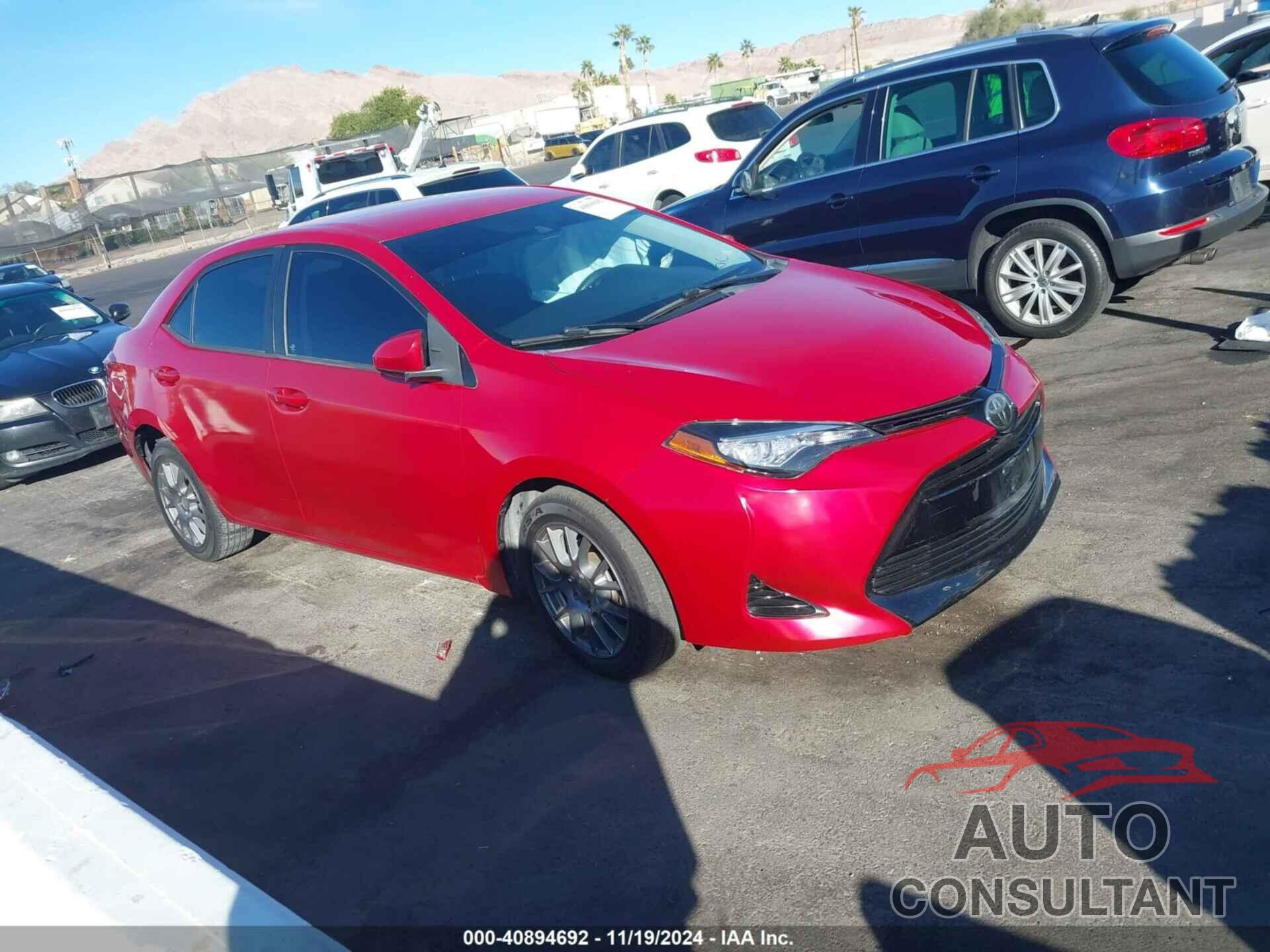 TOYOTA COROLLA 2017 - 2T1BURHE8HC859386