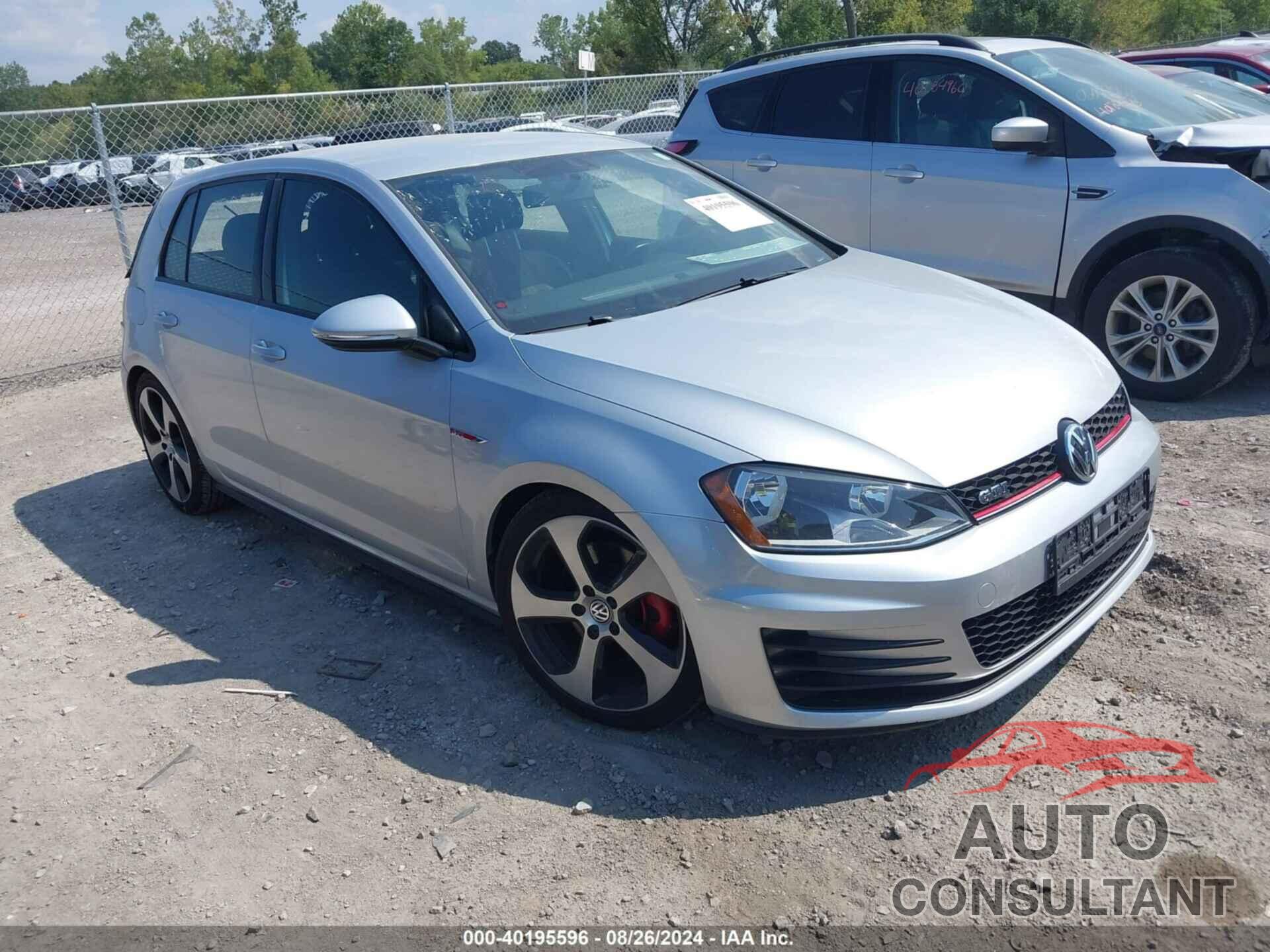 VOLKSWAGEN GOLF GTI 2016 - 3VW4T7AU1GM063552