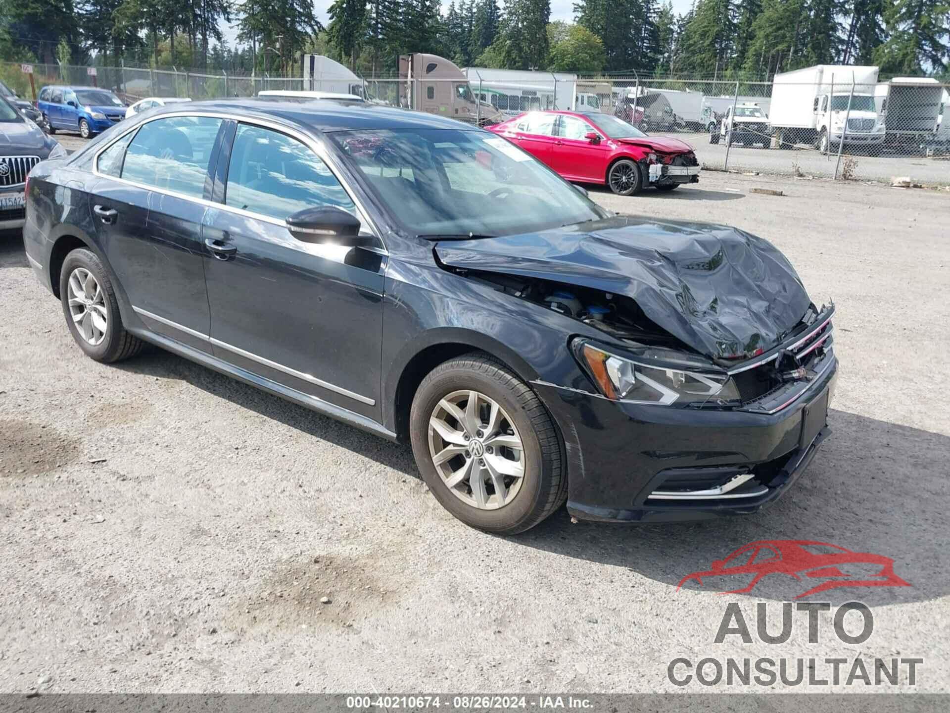 VOLKSWAGEN PASSAT 2017 - 1VWAT7A36HC025392