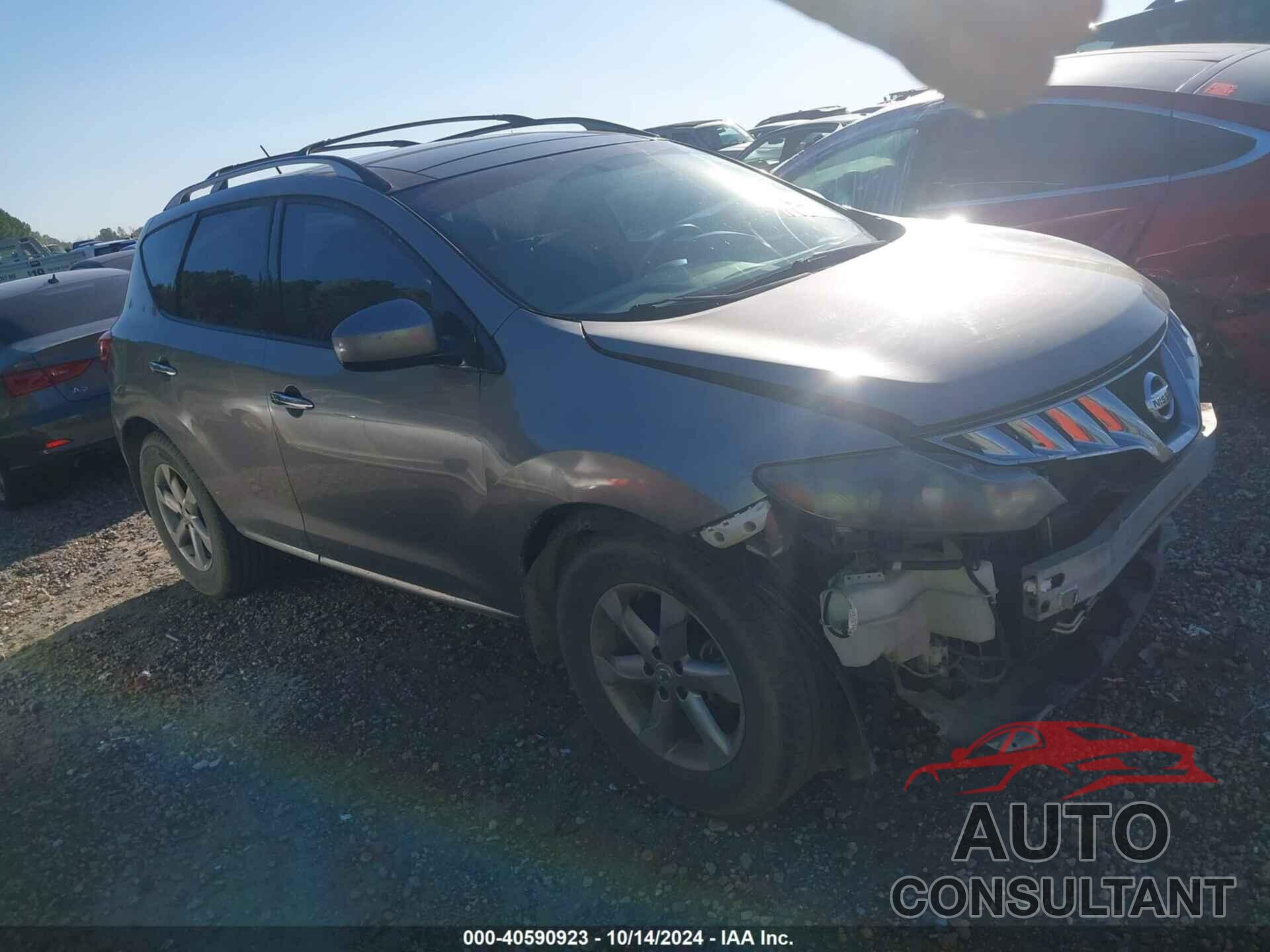 NISSAN MURANO 2009 - JN8AZ18U79W106192