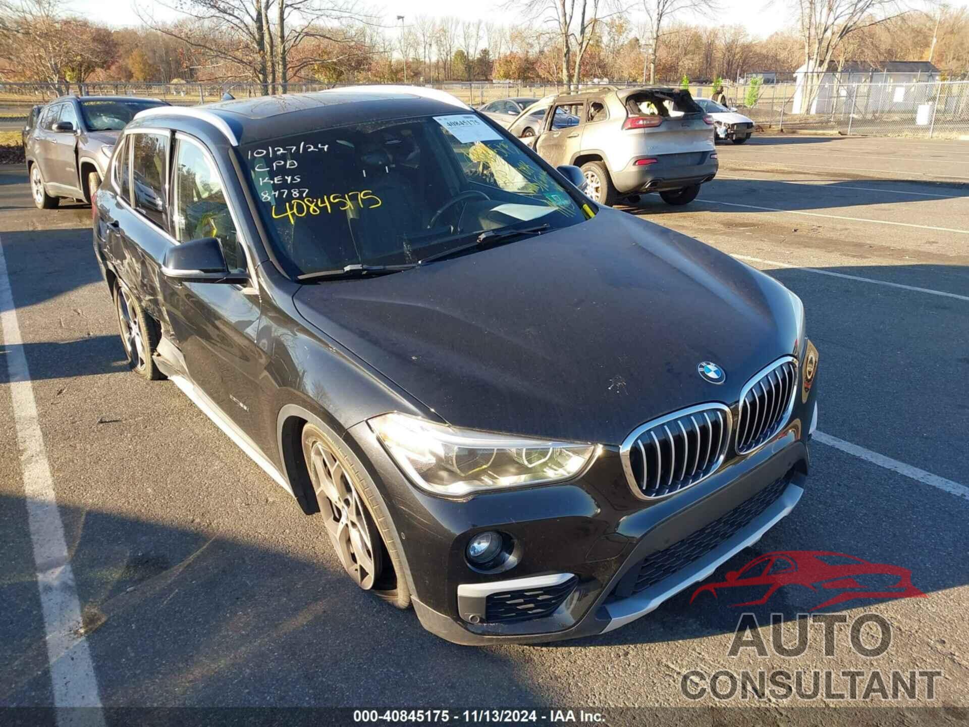 BMW X1 2016 - WBXHT3C34GP884787