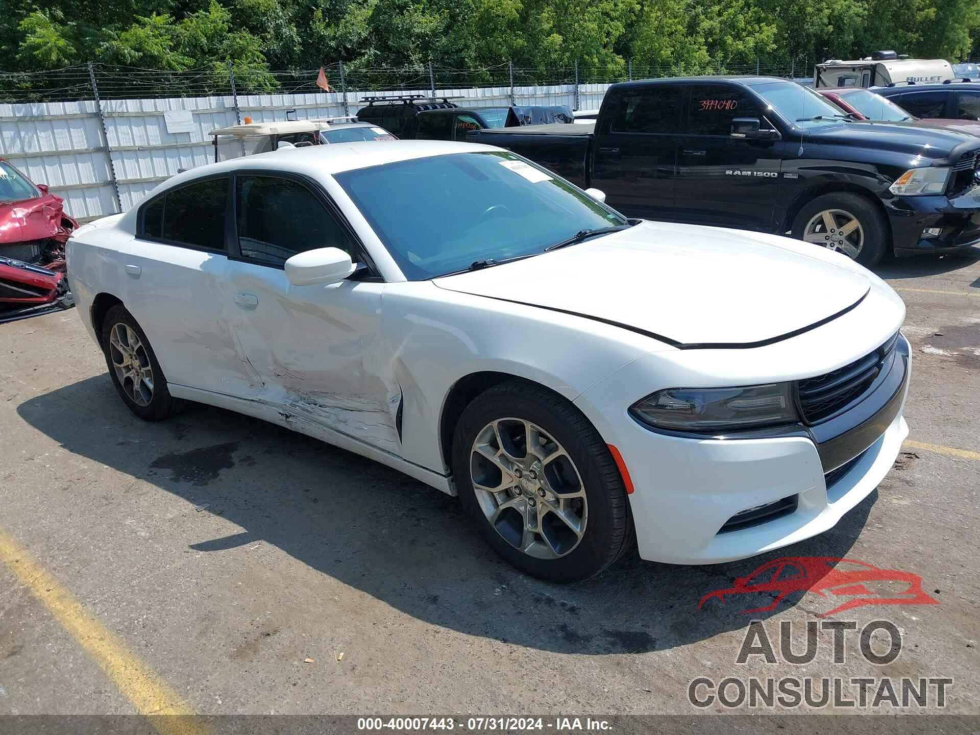 DODGE CHARGER 2016 - 2C3CDXJG5GH118125