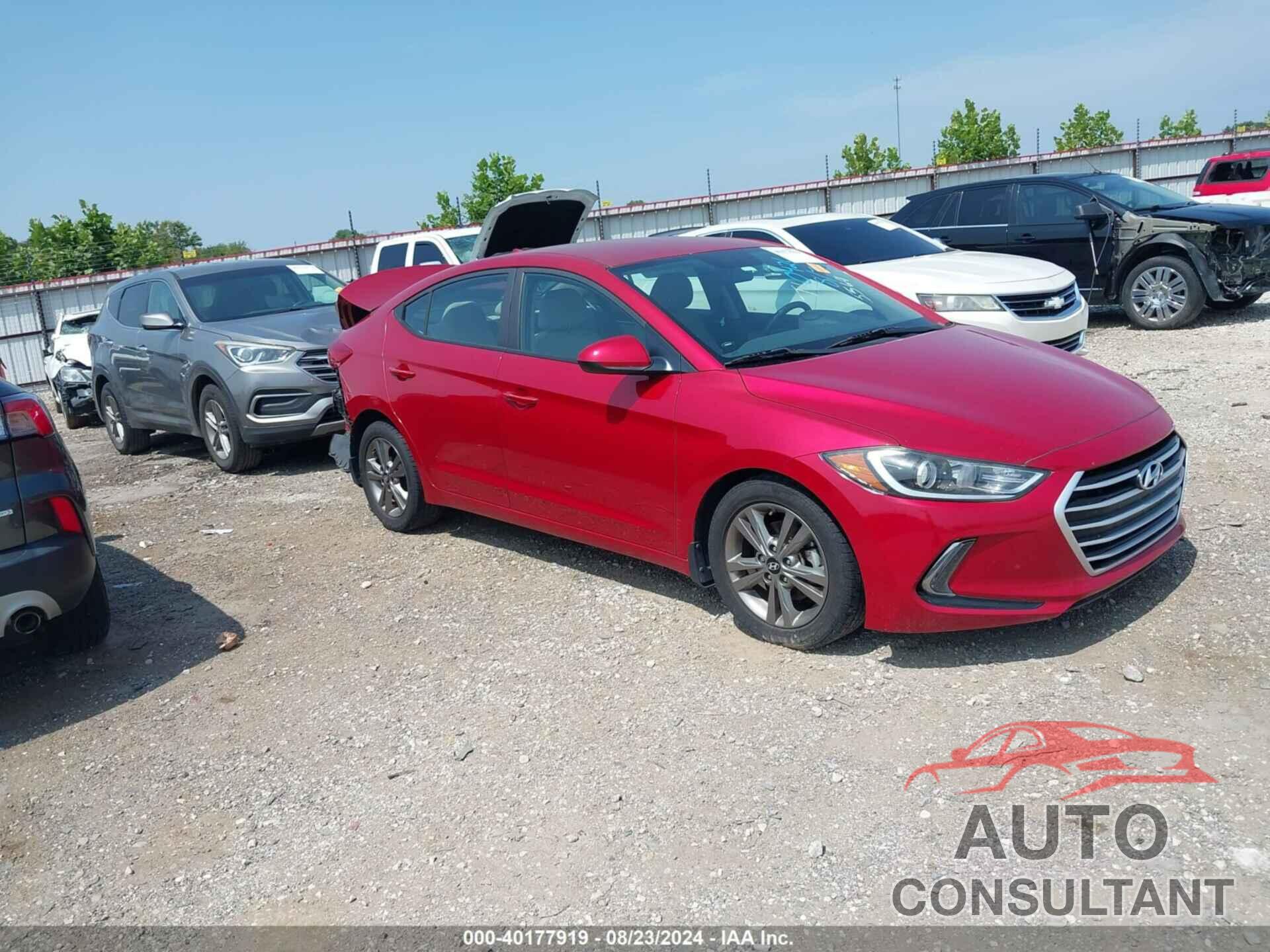 HYUNDAI ELANTRA 2017 - 5NPD84LF7HH085564