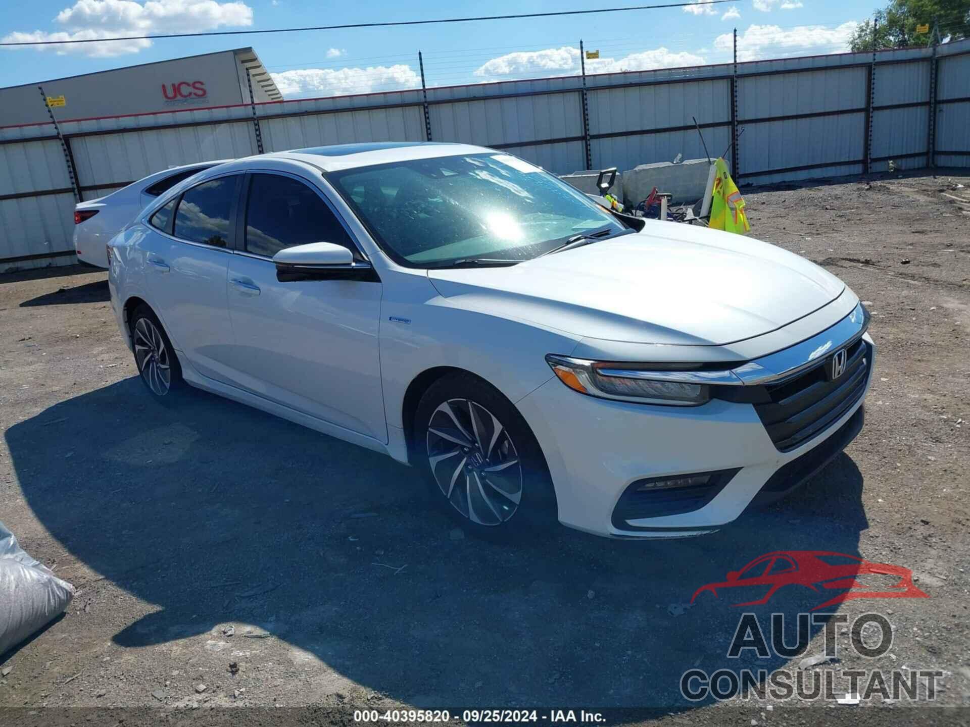 HONDA INSIGHT 2019 - 19XZE4F98KE018455