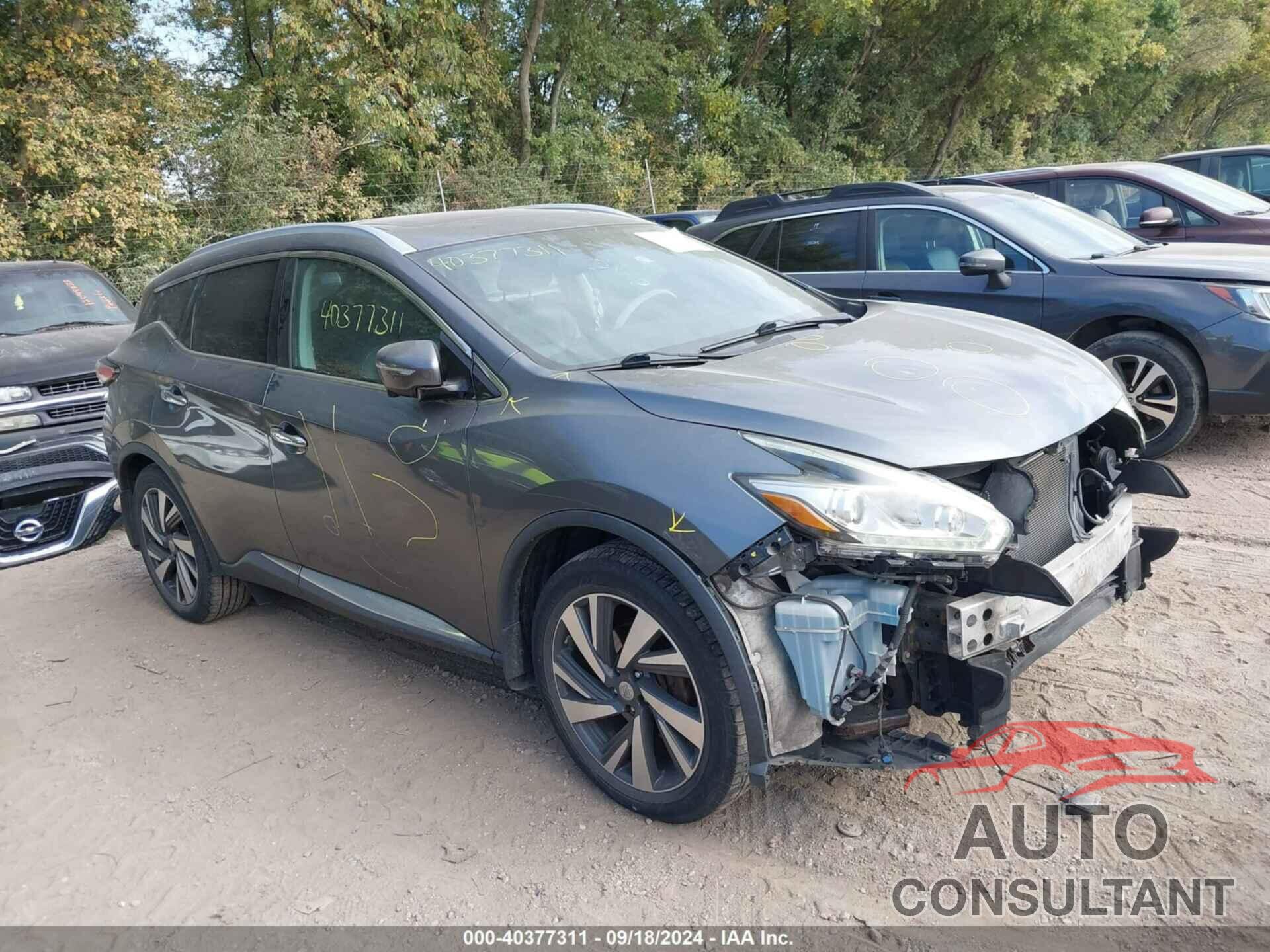 NISSAN MURANO 2015 - 5N1AZ2MH1FN256466