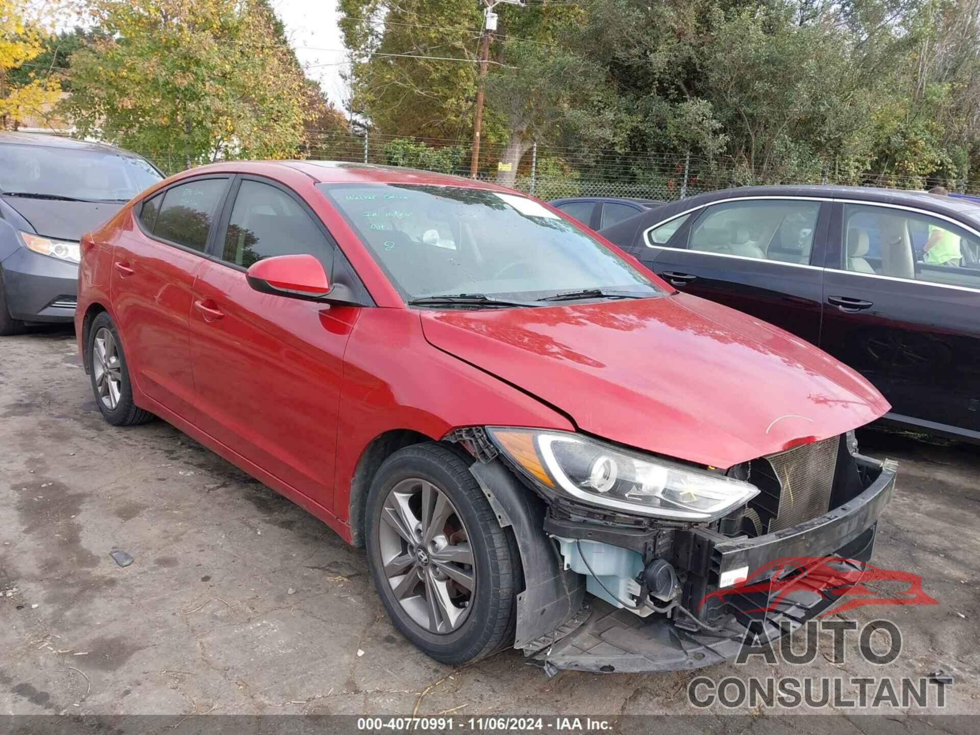 HYUNDAI ELANTRA 2017 - 5NPD84LF5HH165199