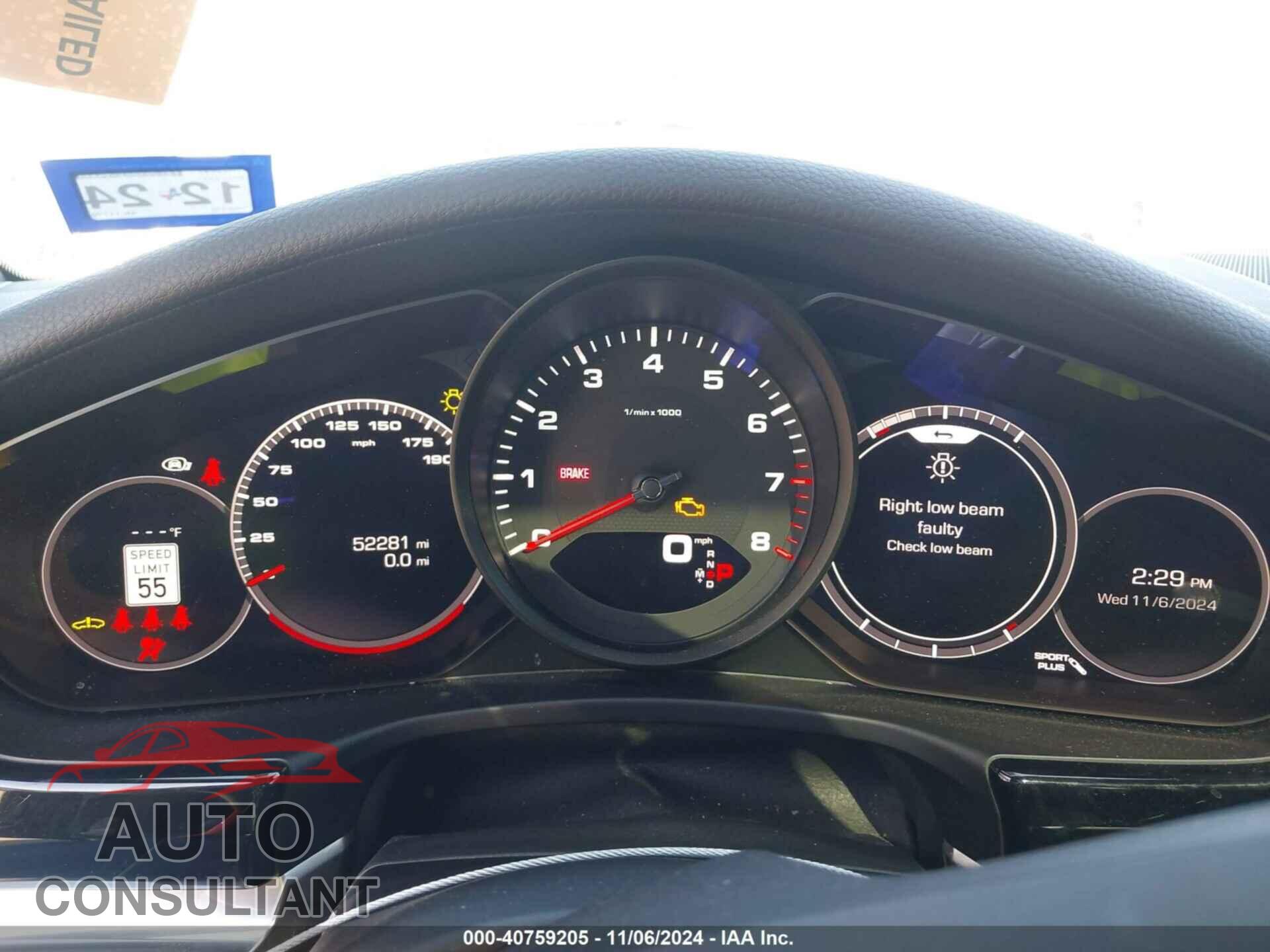 PORSCHE PANAMERA 2021 - WP0AJ2A78ML117788