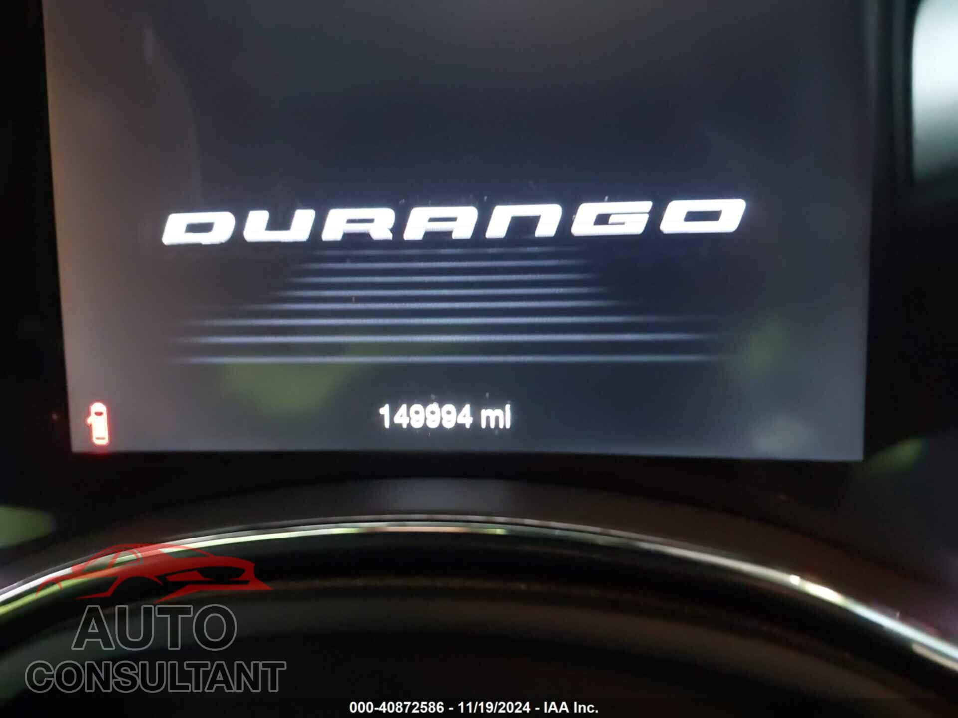 DODGE DURANGO 2016 - 1C4RDJDG6GC397912