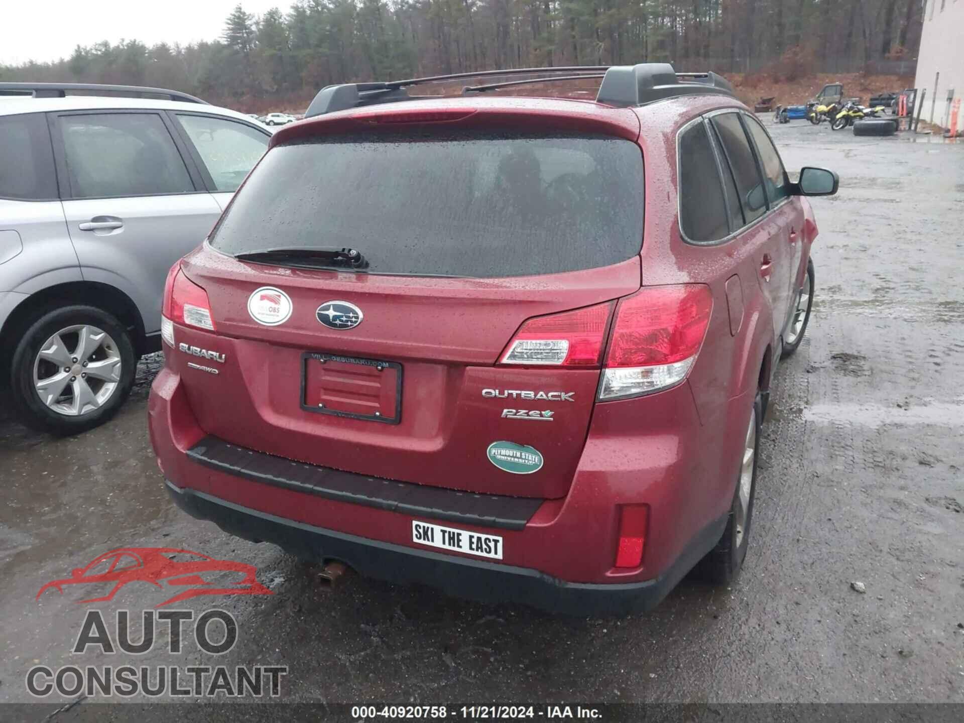 SUBARU OUTBACK 2013 - 4S4BRBCC4D3320793
