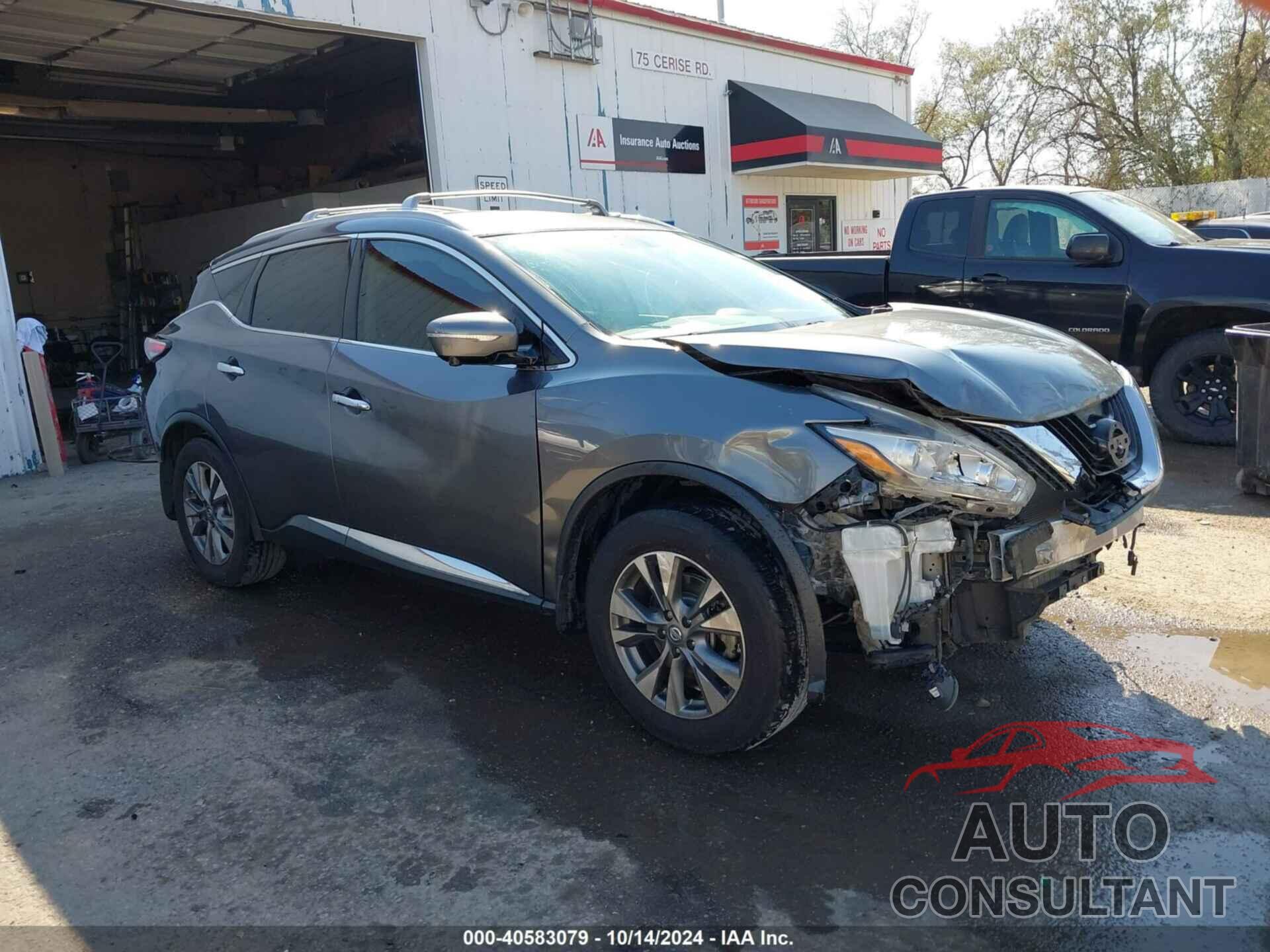 NISSAN MURANO 2015 - 5N1AZ2MH1FN281433