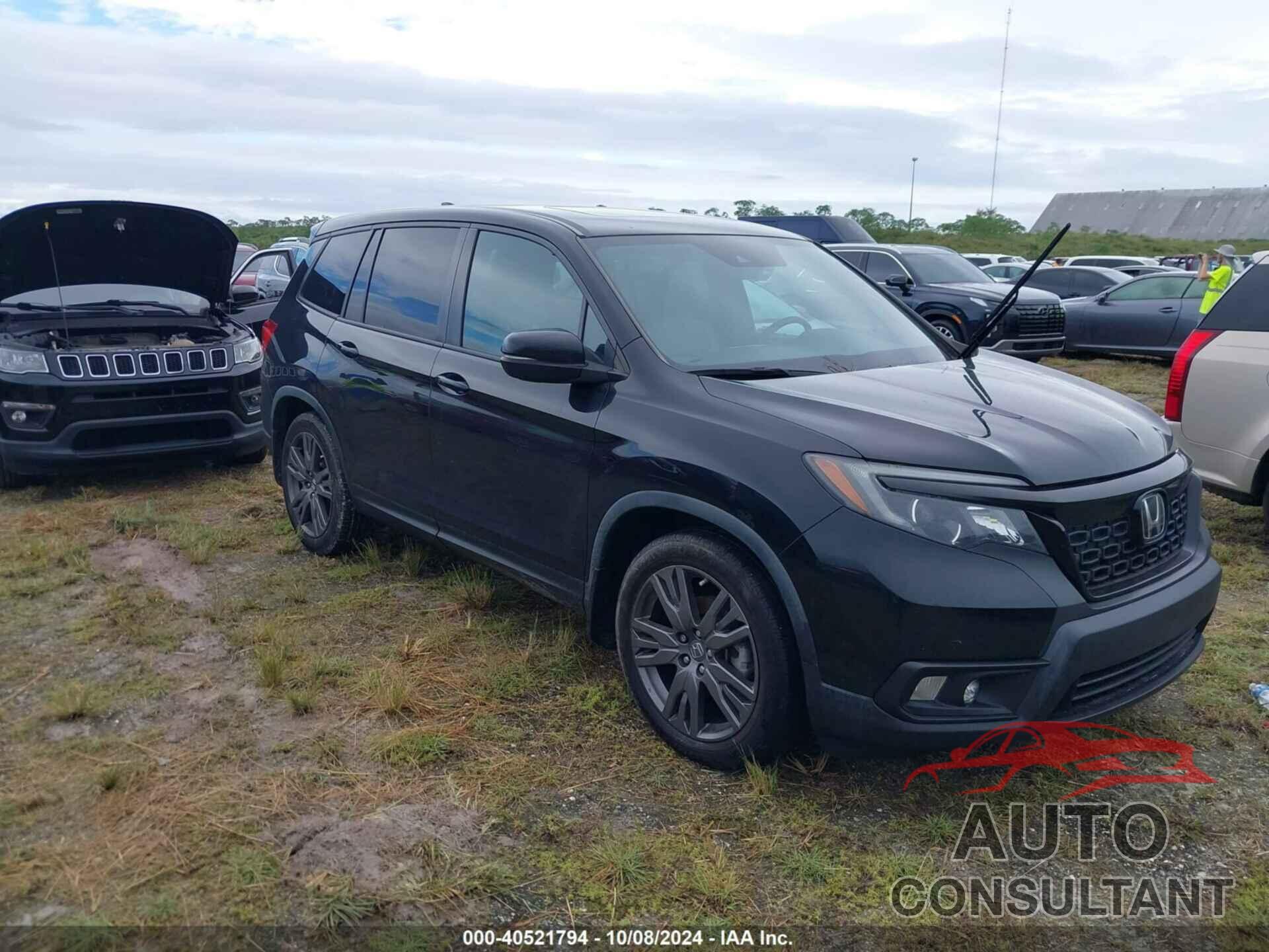 HONDA PASSPORT 2019 - 5FNYF7H52KB012004