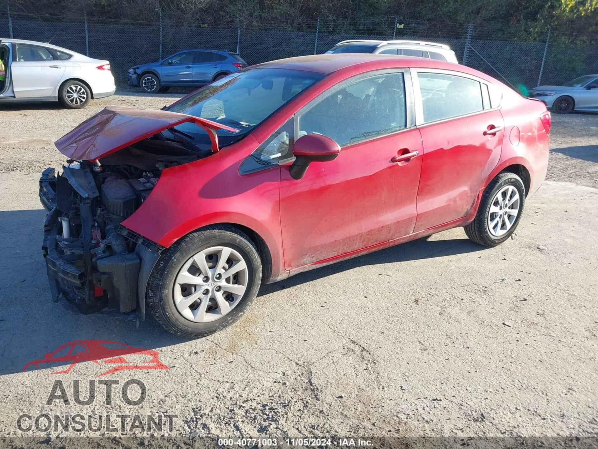 KIA RIO 2013 - KNADN4A36D6244805