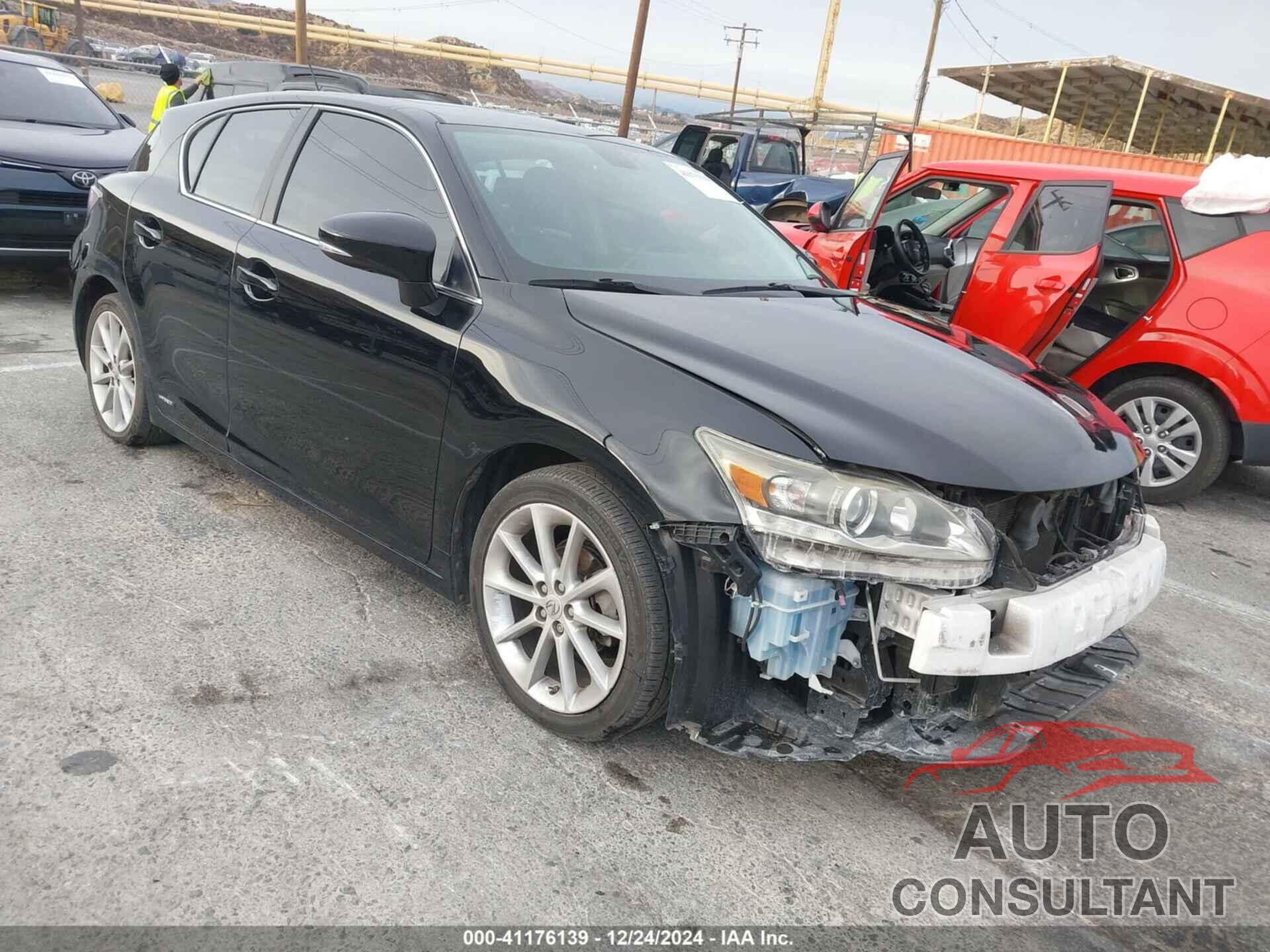 LEXUS CT 200H 2012 - JTHKD5BH9C2118732