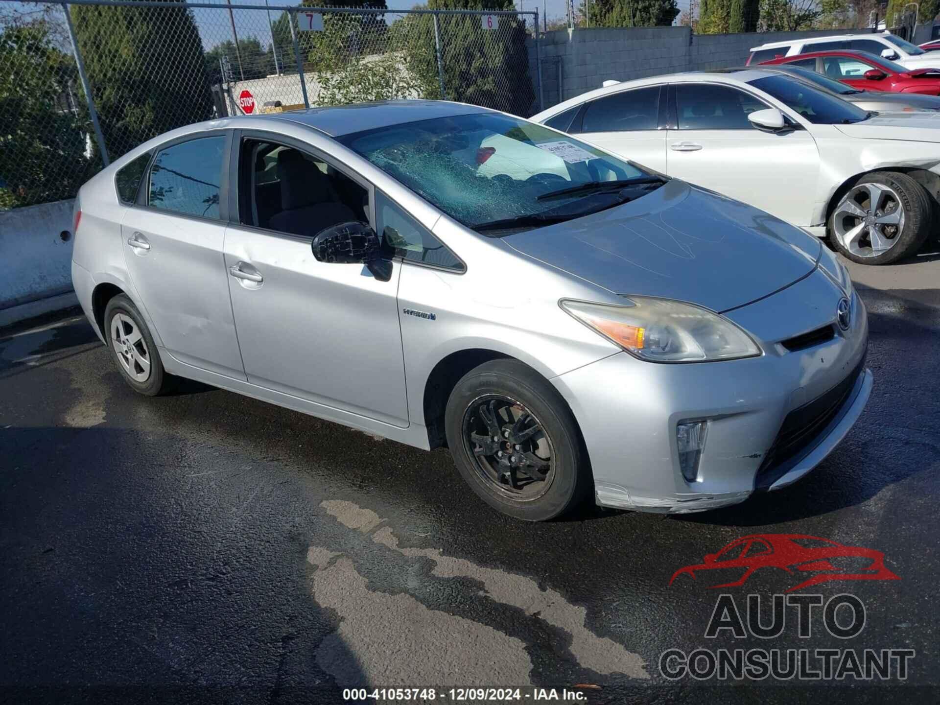 TOYOTA PRIUS 2013 - JTDKN3DU5D0351338