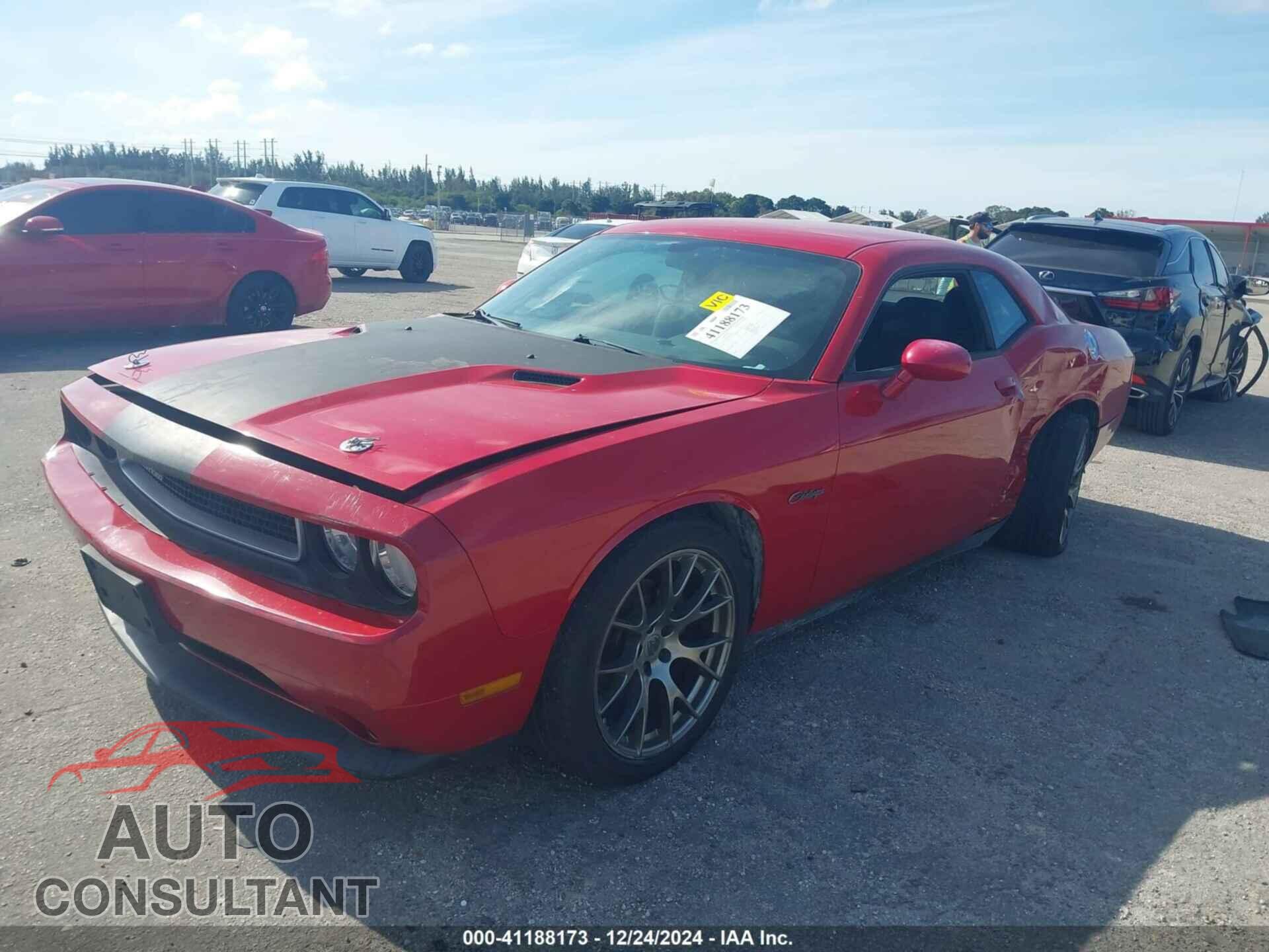 DODGE CHALLENGER 2013 - 2C3CDYAG2DH540435