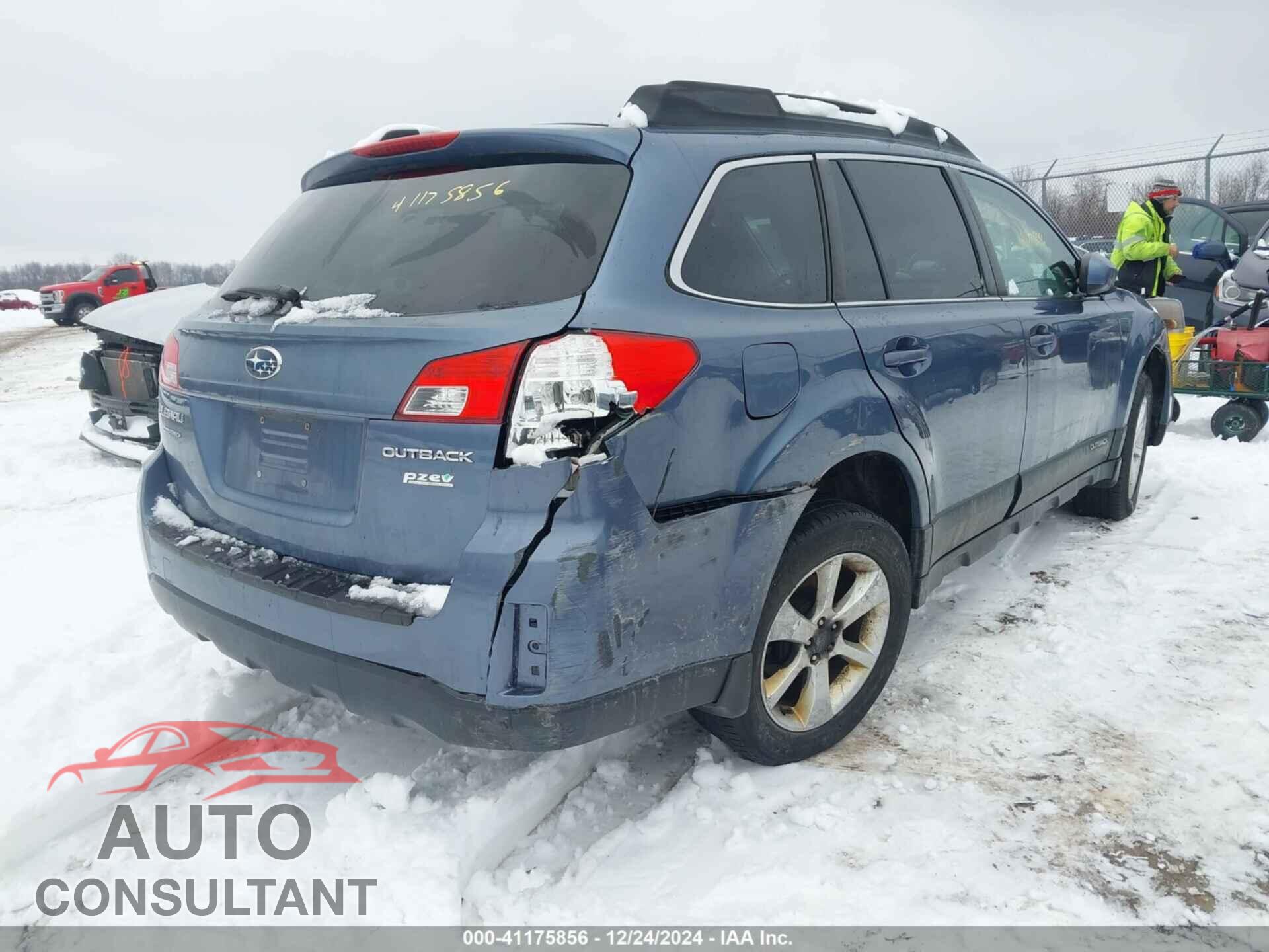 SUBARU OUTBACK 2013 - 4S4BRBCC3D3234486