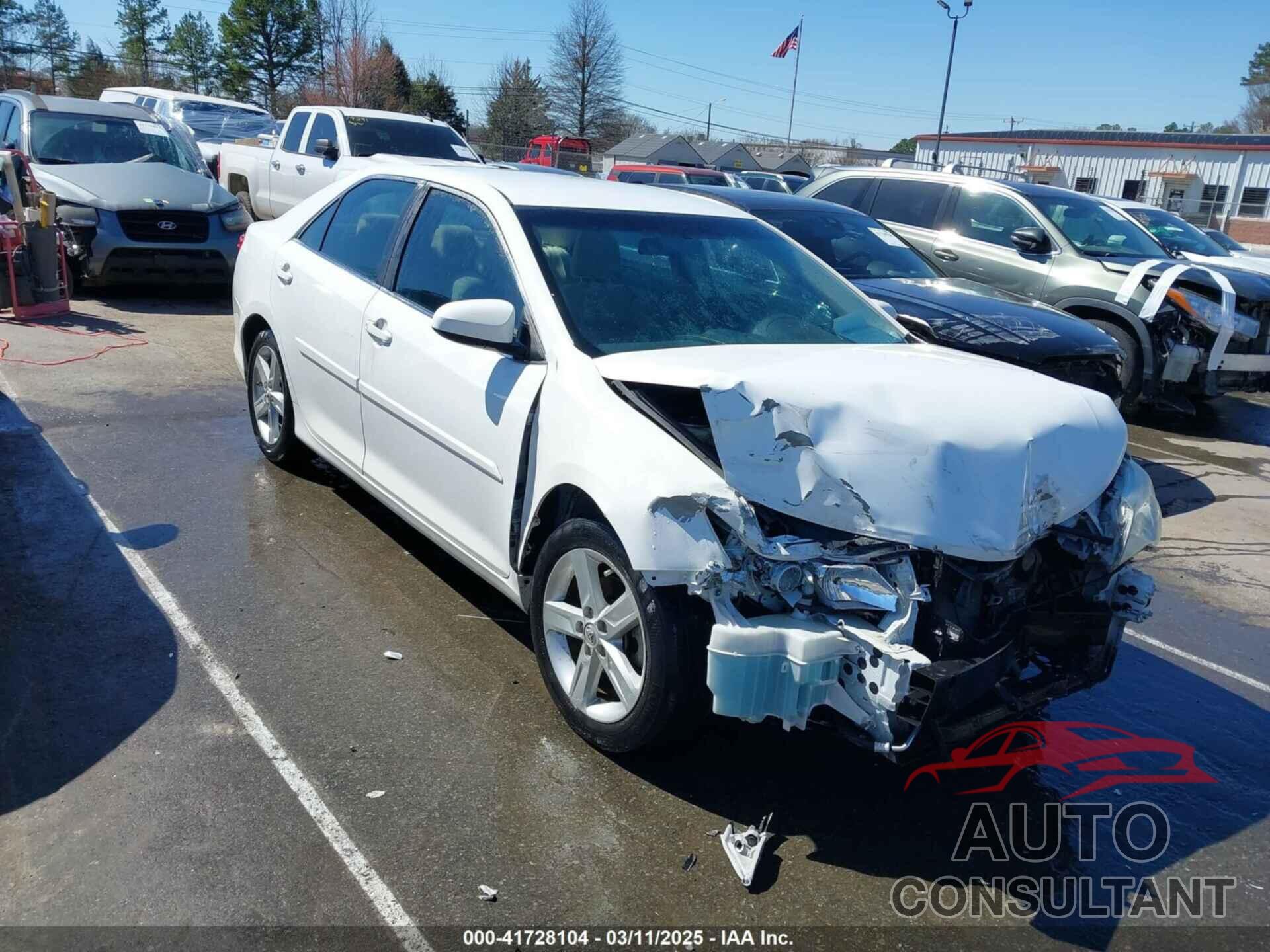 TOYOTA CAMRY 2012 - 4T1BF1FK4CU572588