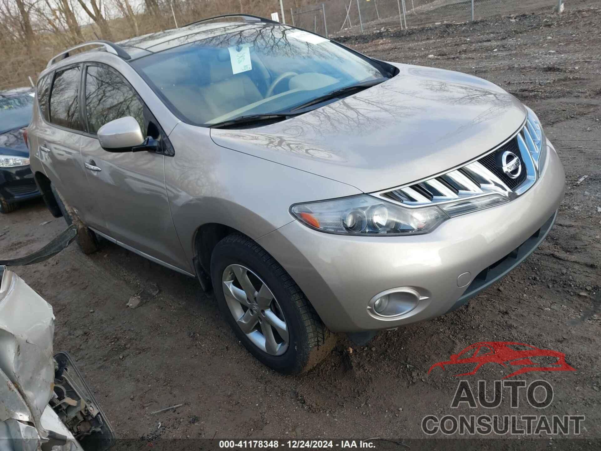 NISSAN MURANO 2010 - JN8AZ1MWXAW135388
