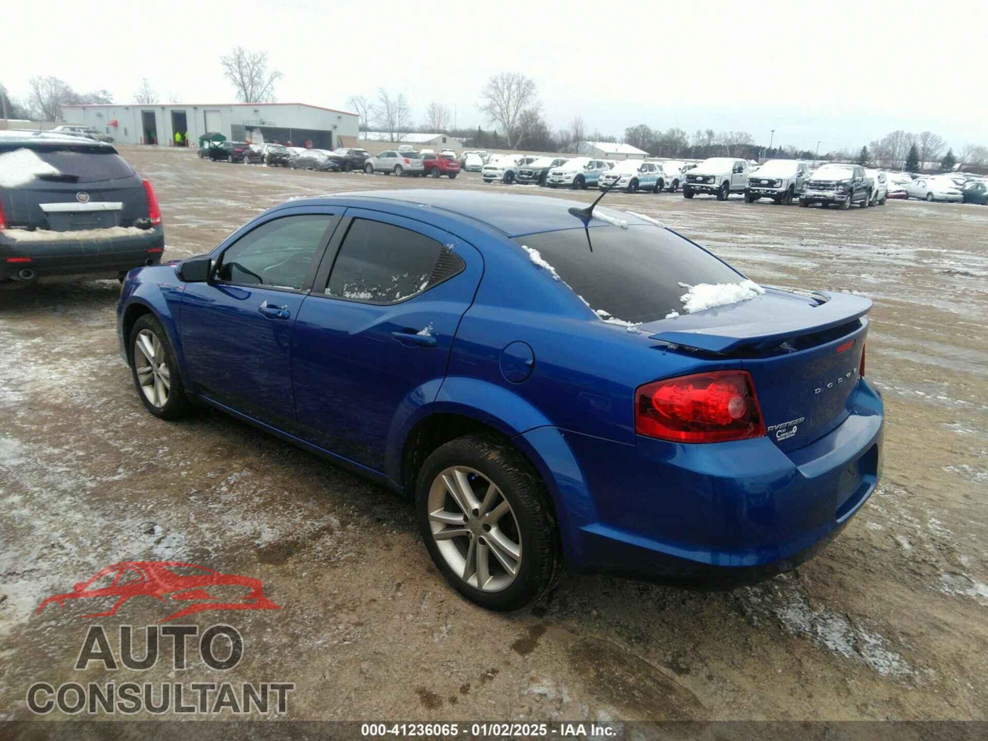 DODGE AVENGER 2012 - 1C3CDZEG7CN206861