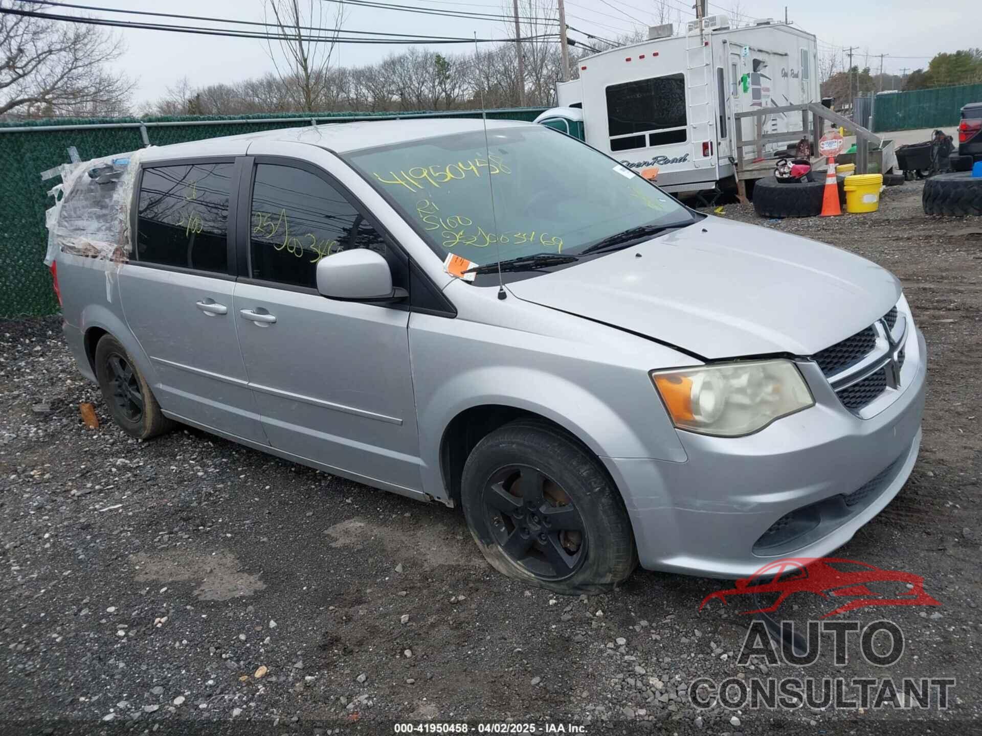 DODGE GRAND CARAVAN 2012 - 2C4RDGCG7CR204527