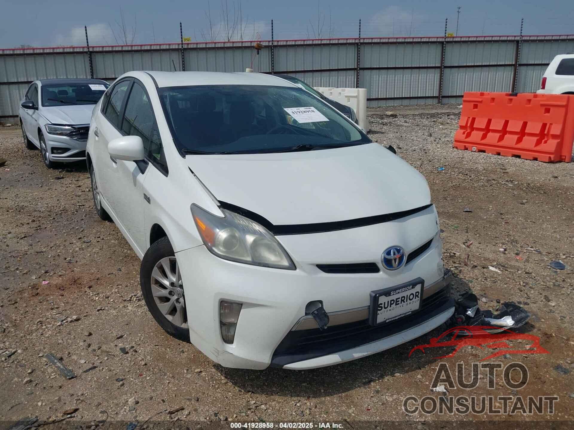 TOYOTA PRIUS PLUG-IN 2013 - JTDKN3DP1D3047013