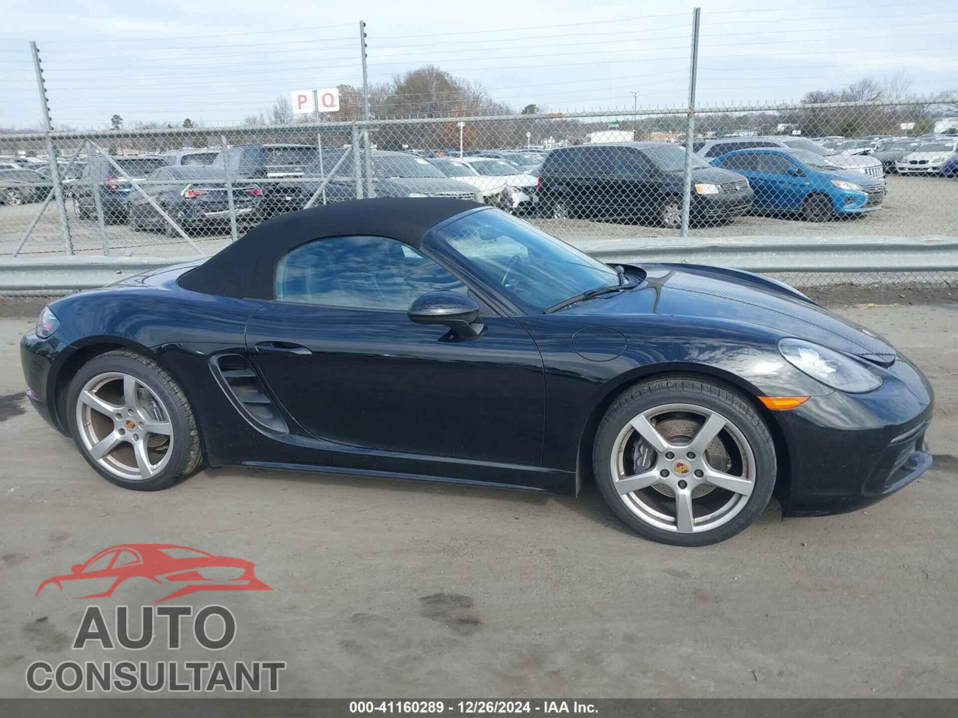 PORSCHE 718 BOXSTER 2017 - WP0CA2A82HS221268