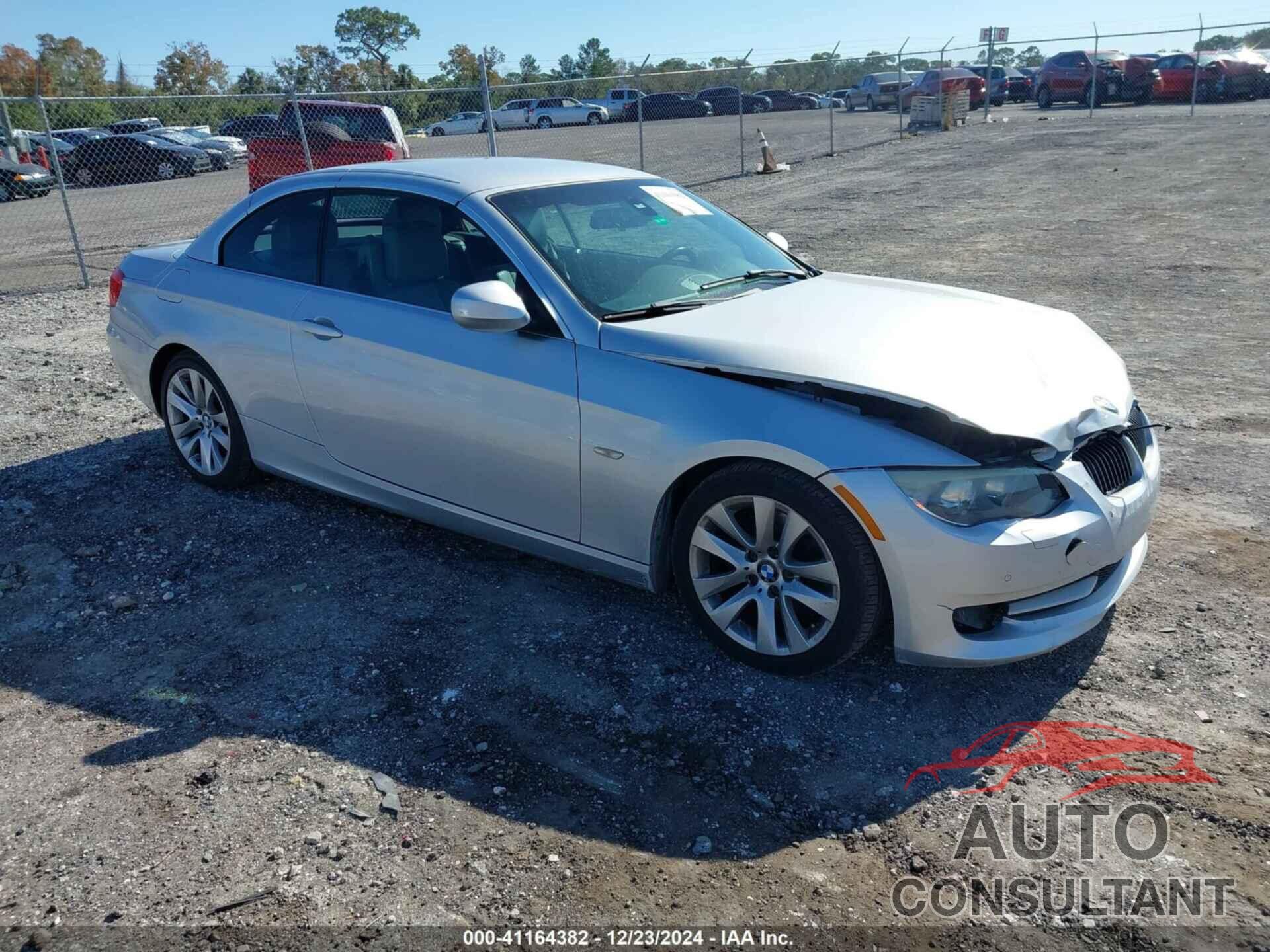 BMW 3 SERIES 2012 - WBADW3C52CE822540