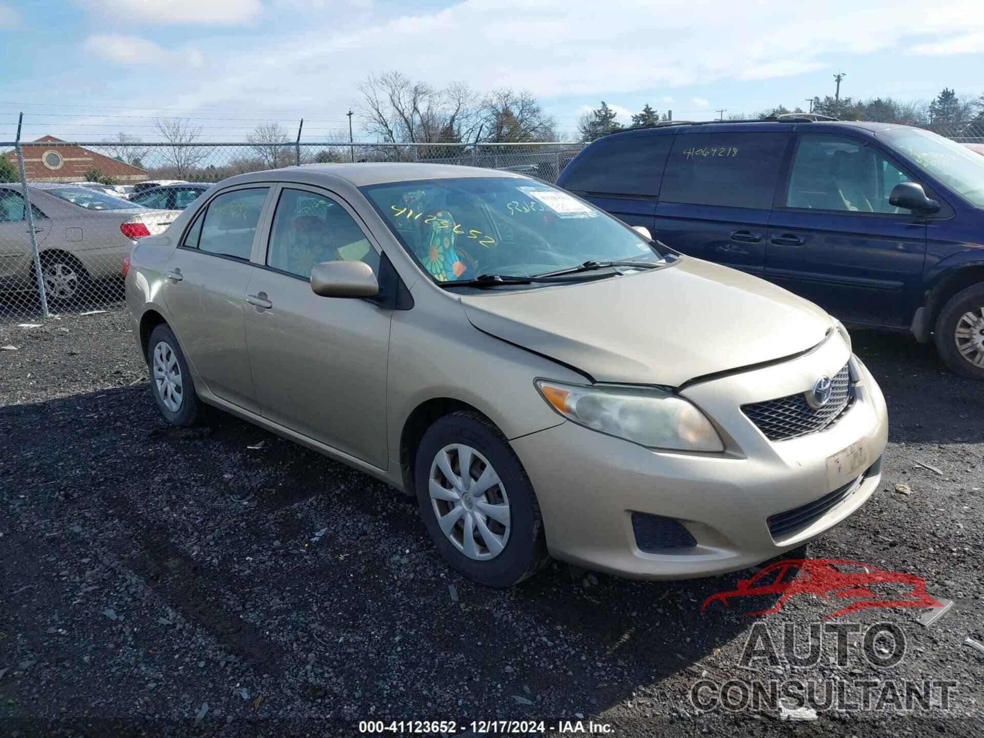 TOYOTA COROLLA 2010 - 2T1BU4EE2AC257922