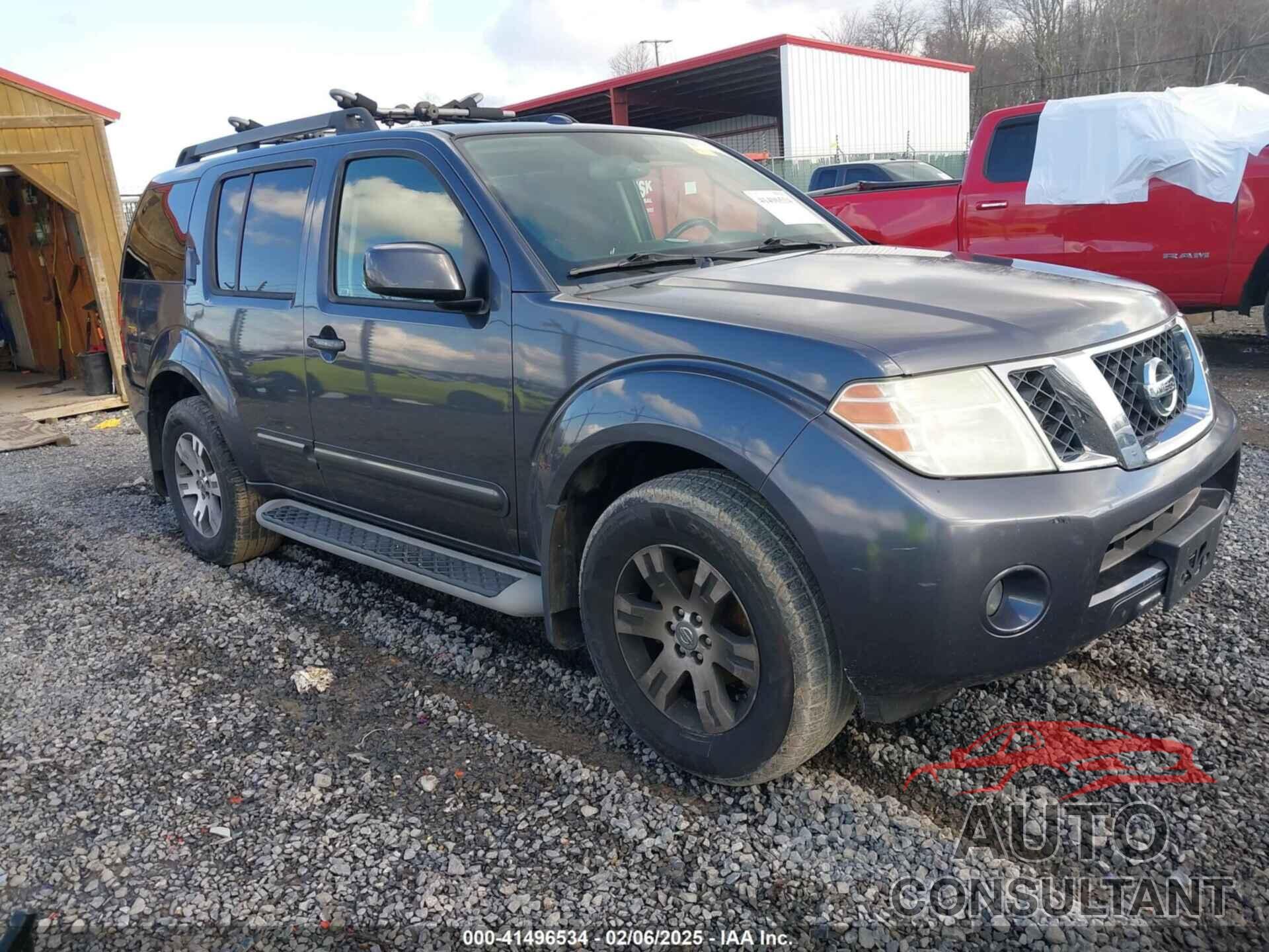 NISSAN PATHFINDER 2010 - 5N1AR1NB0AC624502