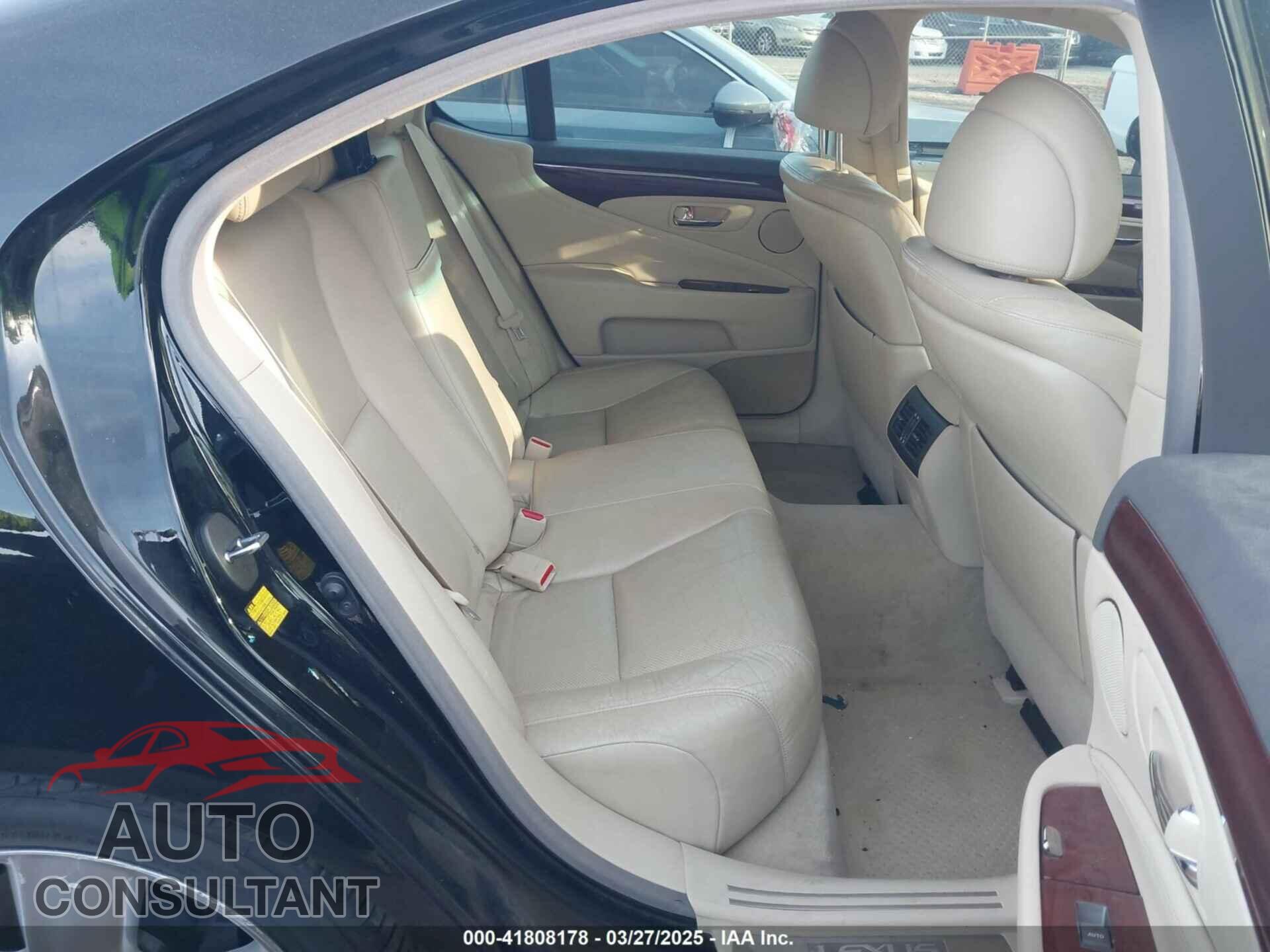 LEXUS LS 460 2011 - JTHBL5EF6B5104359